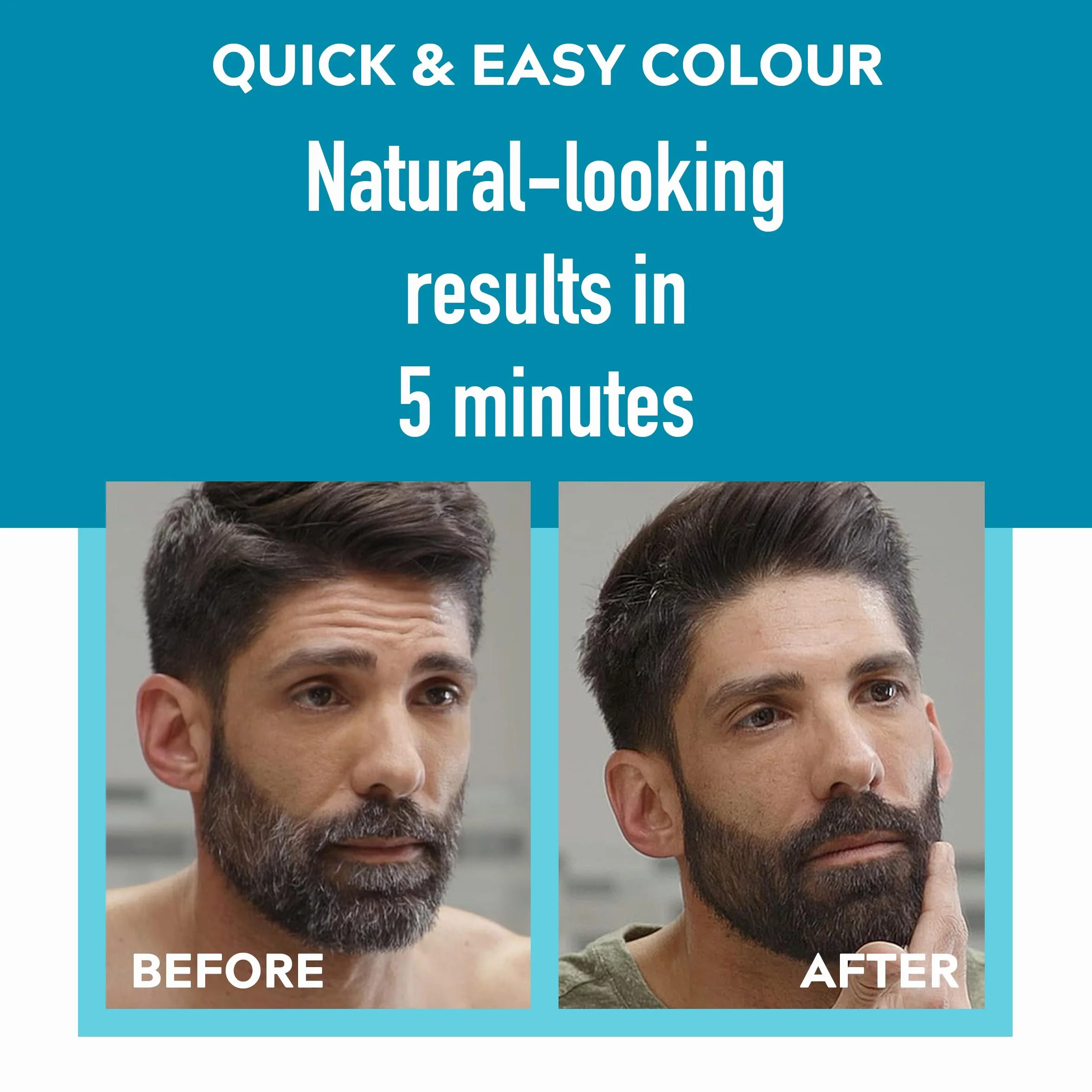 Just For Men Wąsy i broda barwnik jasno-średniobrązowy M30