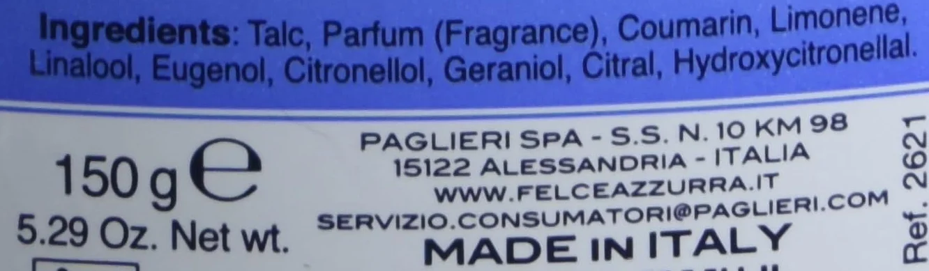 Felce Azzurra talk, klasyczny zapach, 150 g