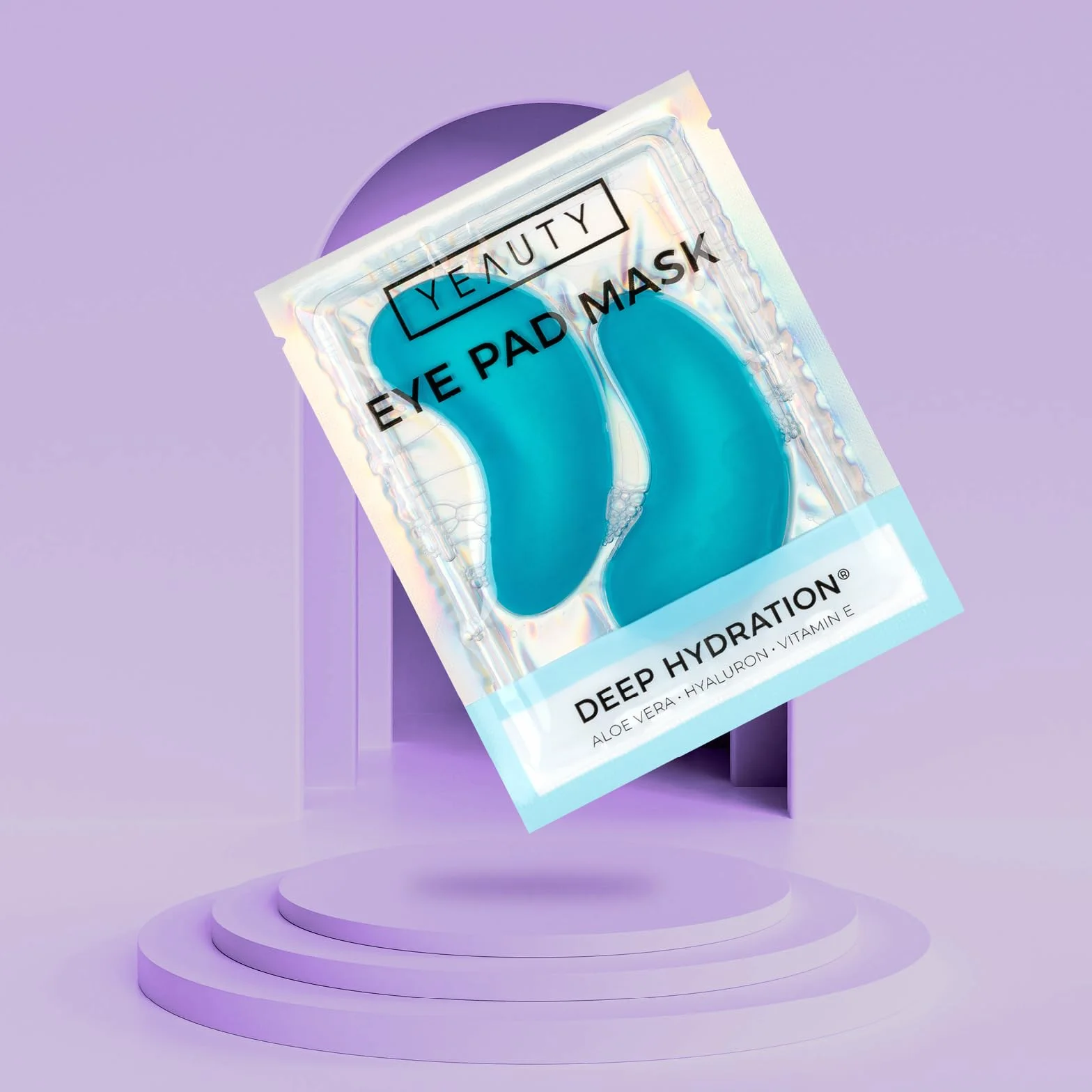 YEAUTY Deep Hydration Eye Pad Mask Nawilżające Płatki Pod Oczy z Aloesem Kwasem Hialuronowym Witaminą E