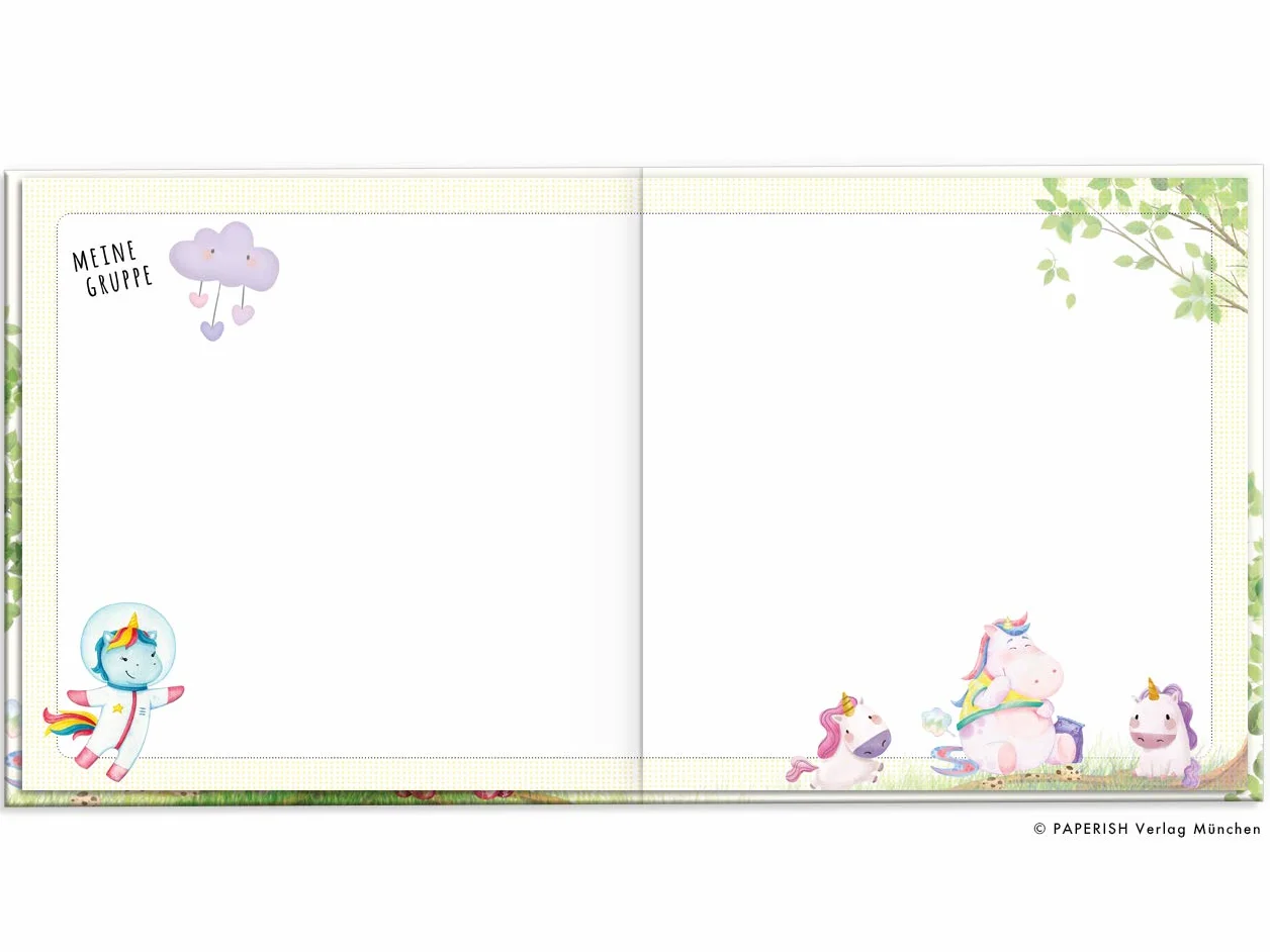 Kindergartenfreunde - EINHORN: ein Album für meine ersten Freunde (Freundebuch Kindergarten 3 Jahre)