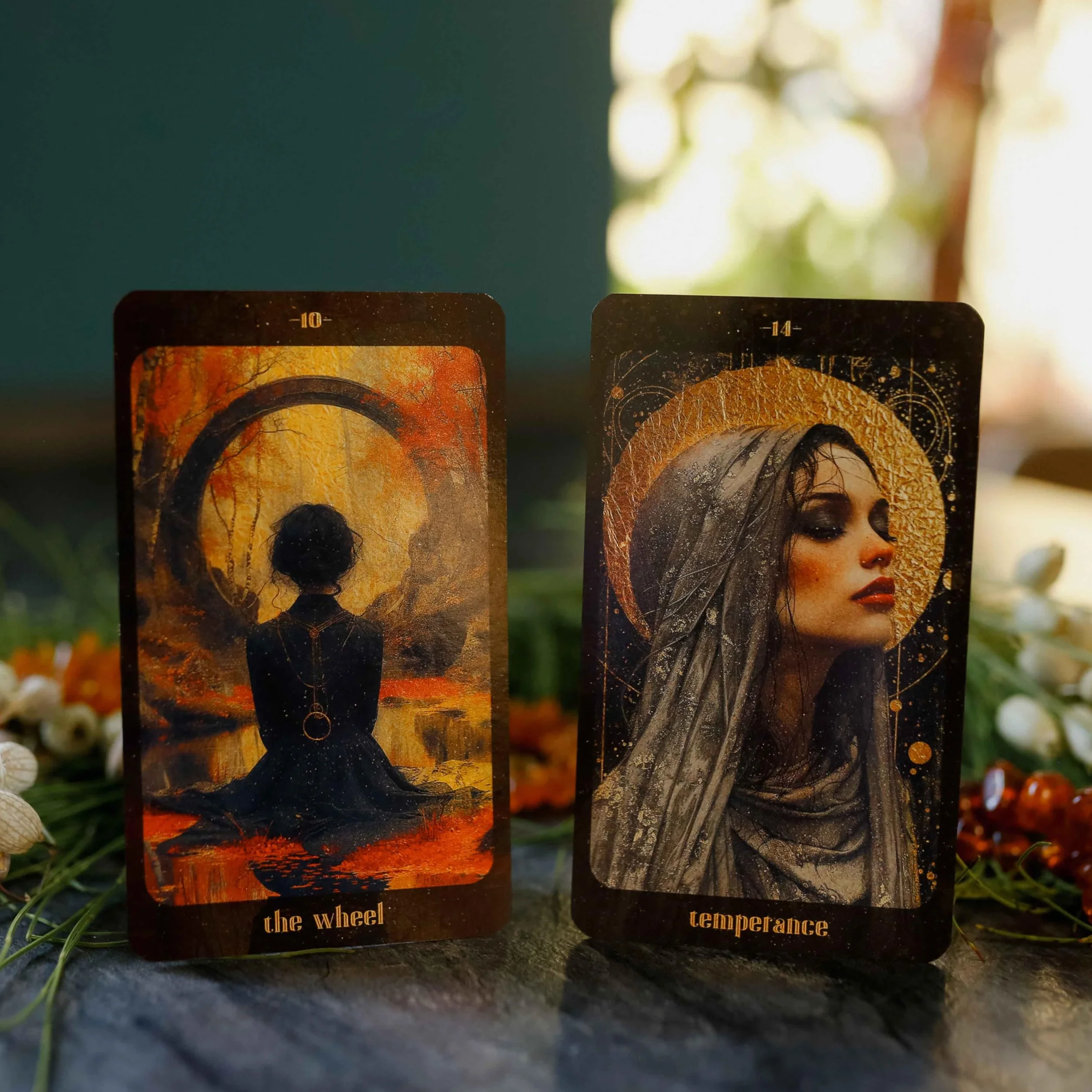Amber Moon Tarot - 78 tarot cards and 80-page booklet (English)
