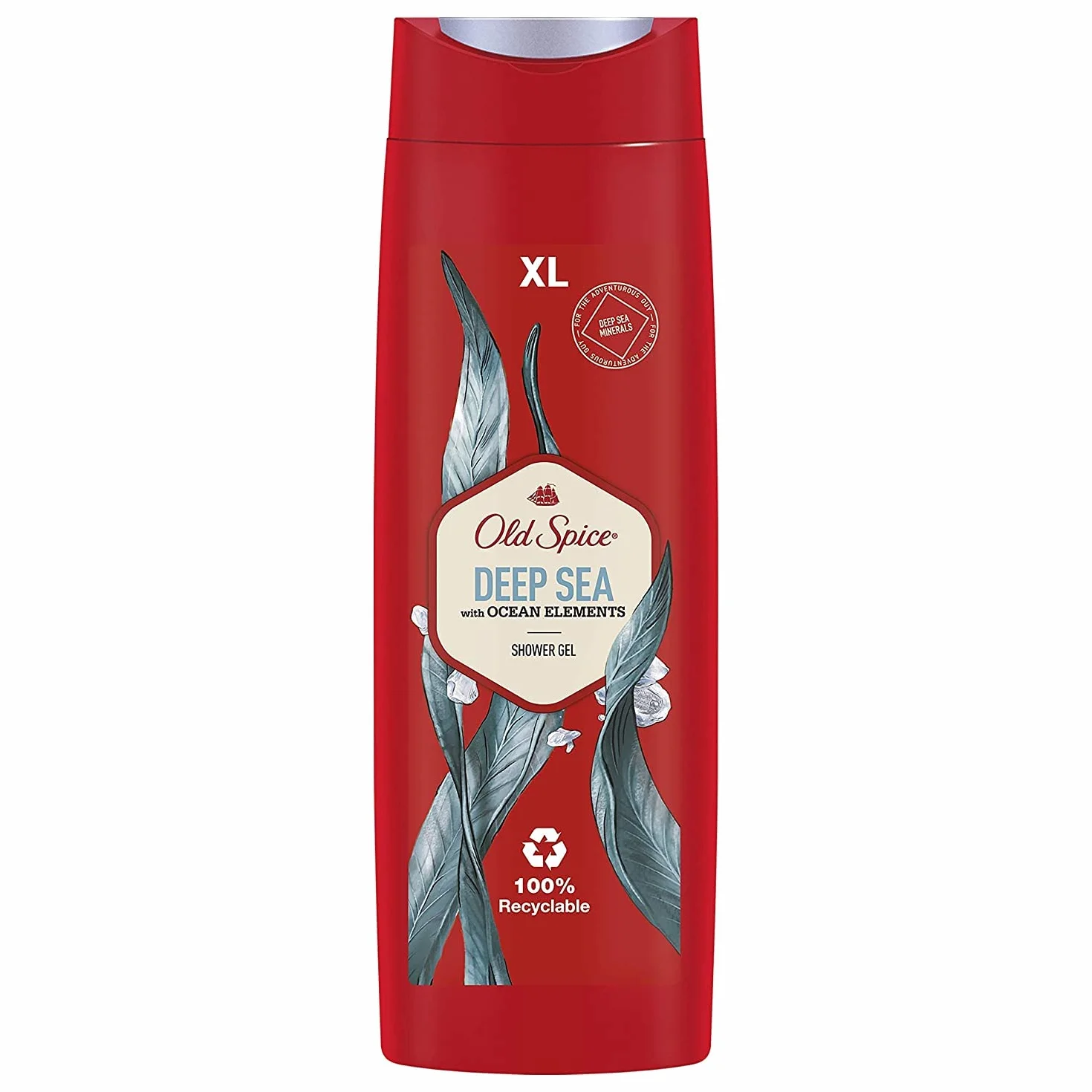 Old Spice Deep Sea Żel Pod Prysznic I Szampon Dla Mężczyzn 400 ml, Żel Do Ciała, Włosów I Twarzy 3 W 1, Długotrwała Świeżość