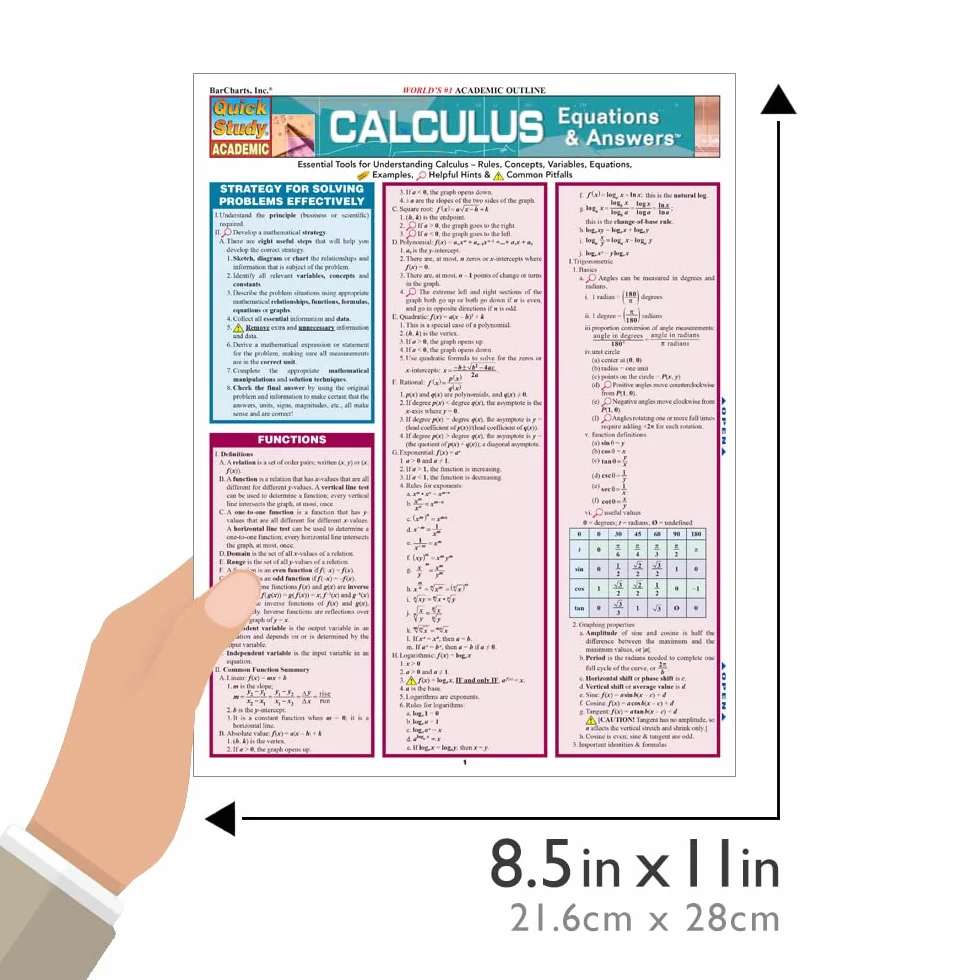 Calculus Equations & Answers