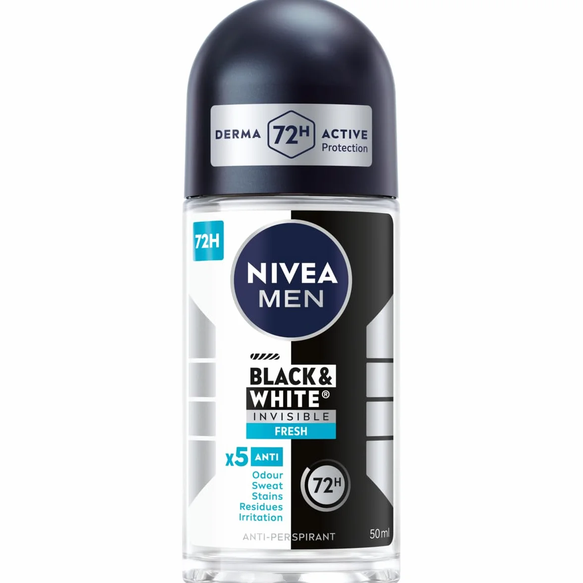NIVEA MEN Black&White Invisible Fresh Antyperspirant w kulce 50 ml