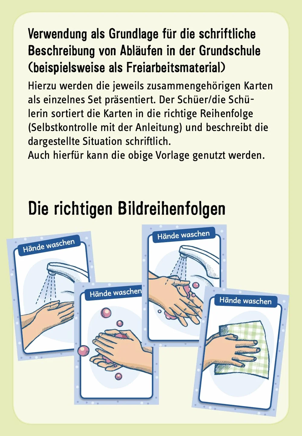 Was kommt zuerst?: Denk- und Legespiele mit 32 Karten für Kinder von 3 bis 8
