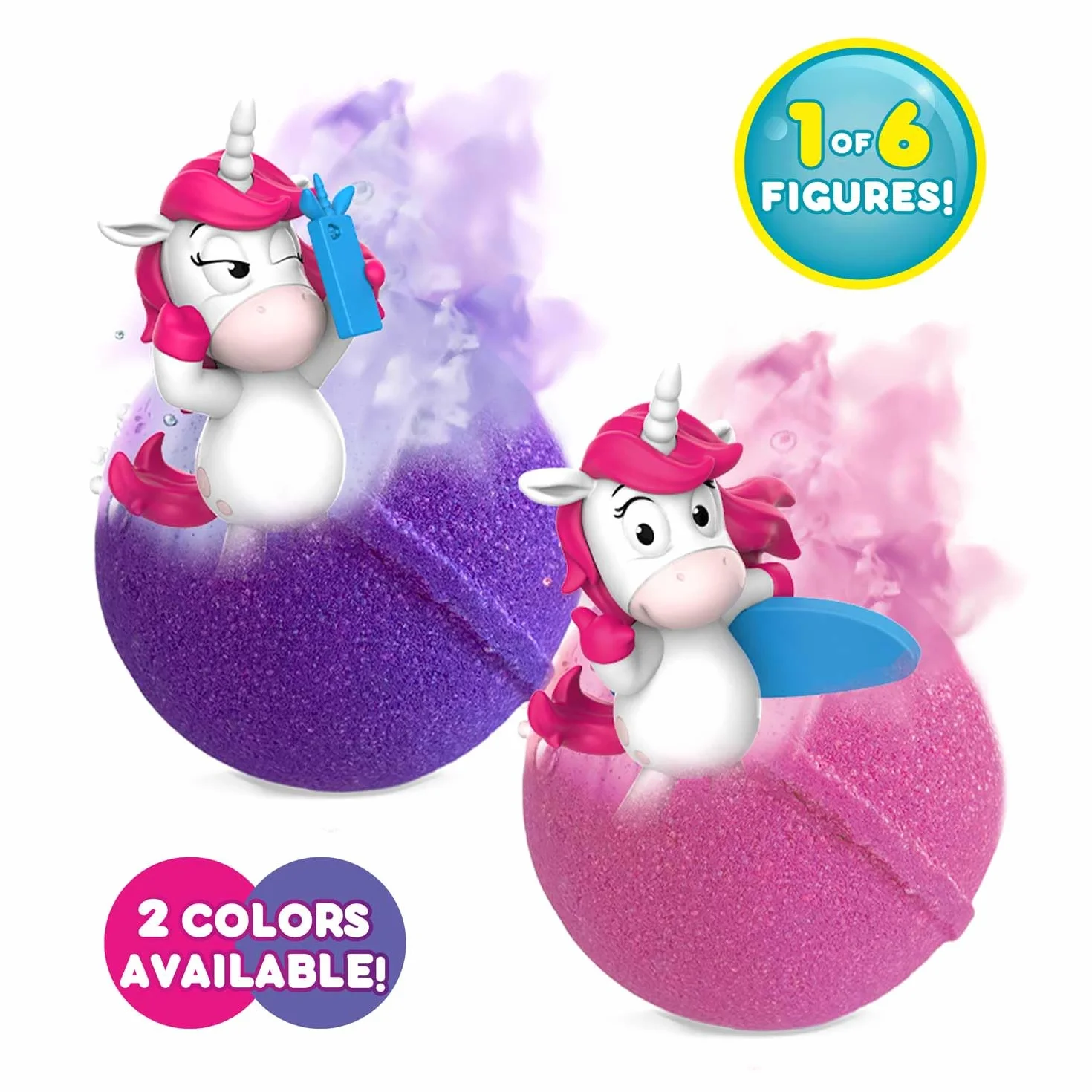 Inkee Craze Unicorn Beach Kula do Kąpieli Różowy 100 g