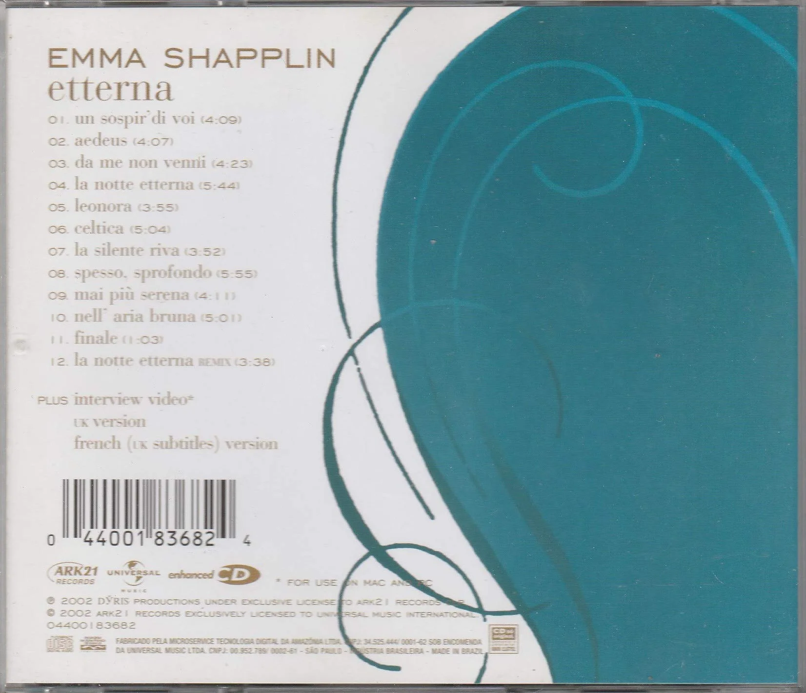 Emma Shapplin - Etterna