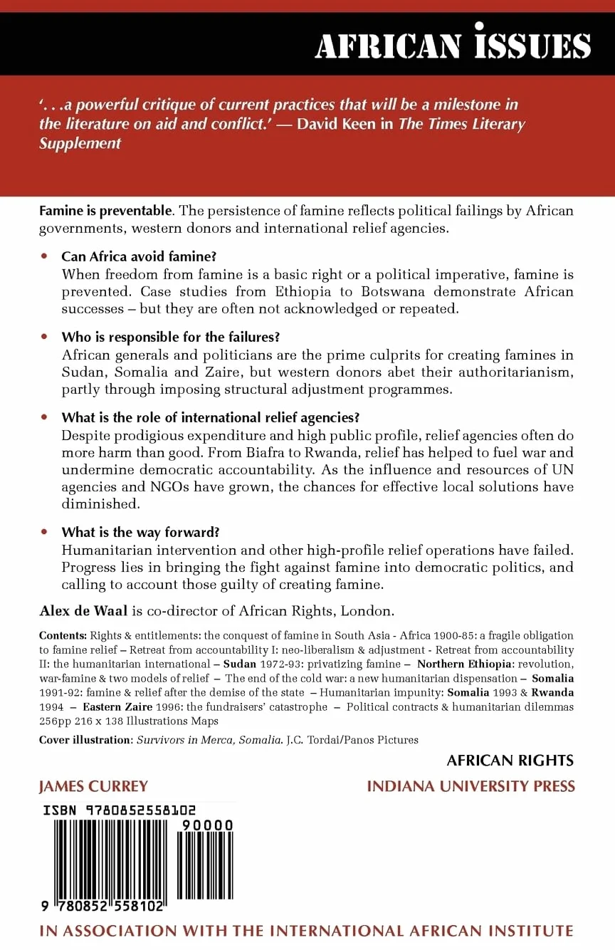 Famine Crimes: Politics and the Disaster Relief Industry in Africa