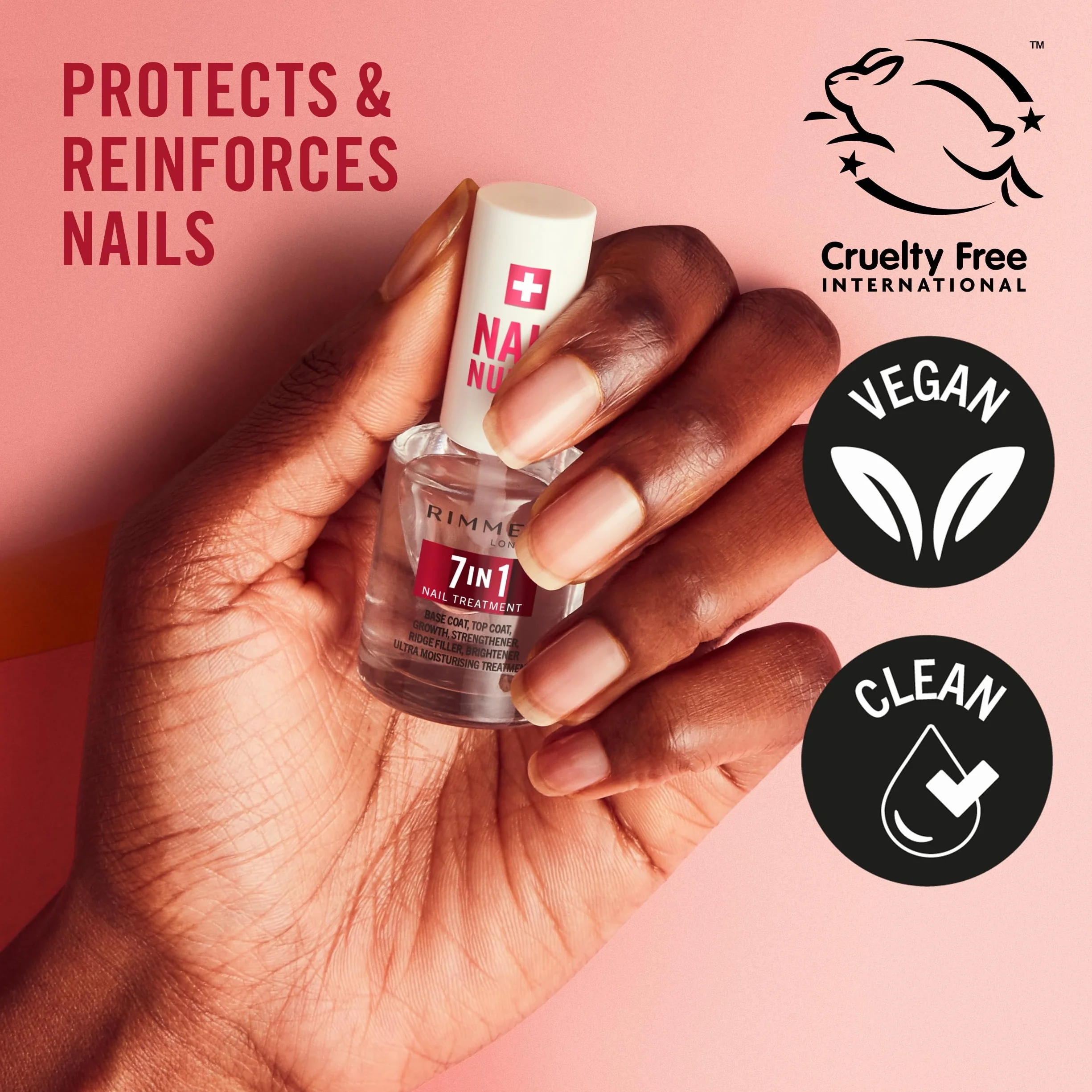 Rimmel London Nail Care 7 w 1 Multi Benefit baza i lakier nawierzchniowy