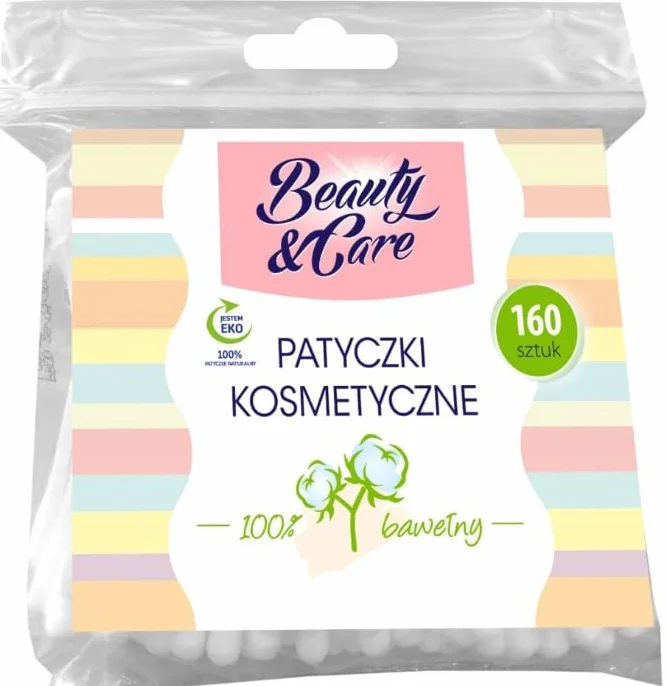 Beauty Care BC Patyczki Kosmetyczne BIO 160 szt
