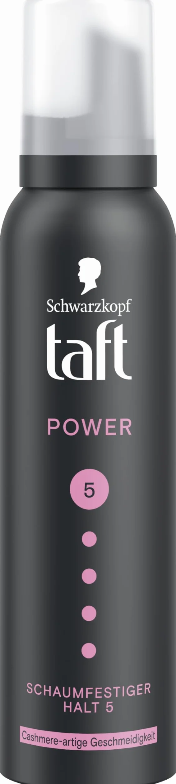 Schwarzkopf Taft Pianka Power Cashmere (150 ml), stopień trwałości 5, pianka do włosów suchych i zniszczonych włosów, mus do włosów o elastyczności przypominającej kaszmir, wegańska formuła