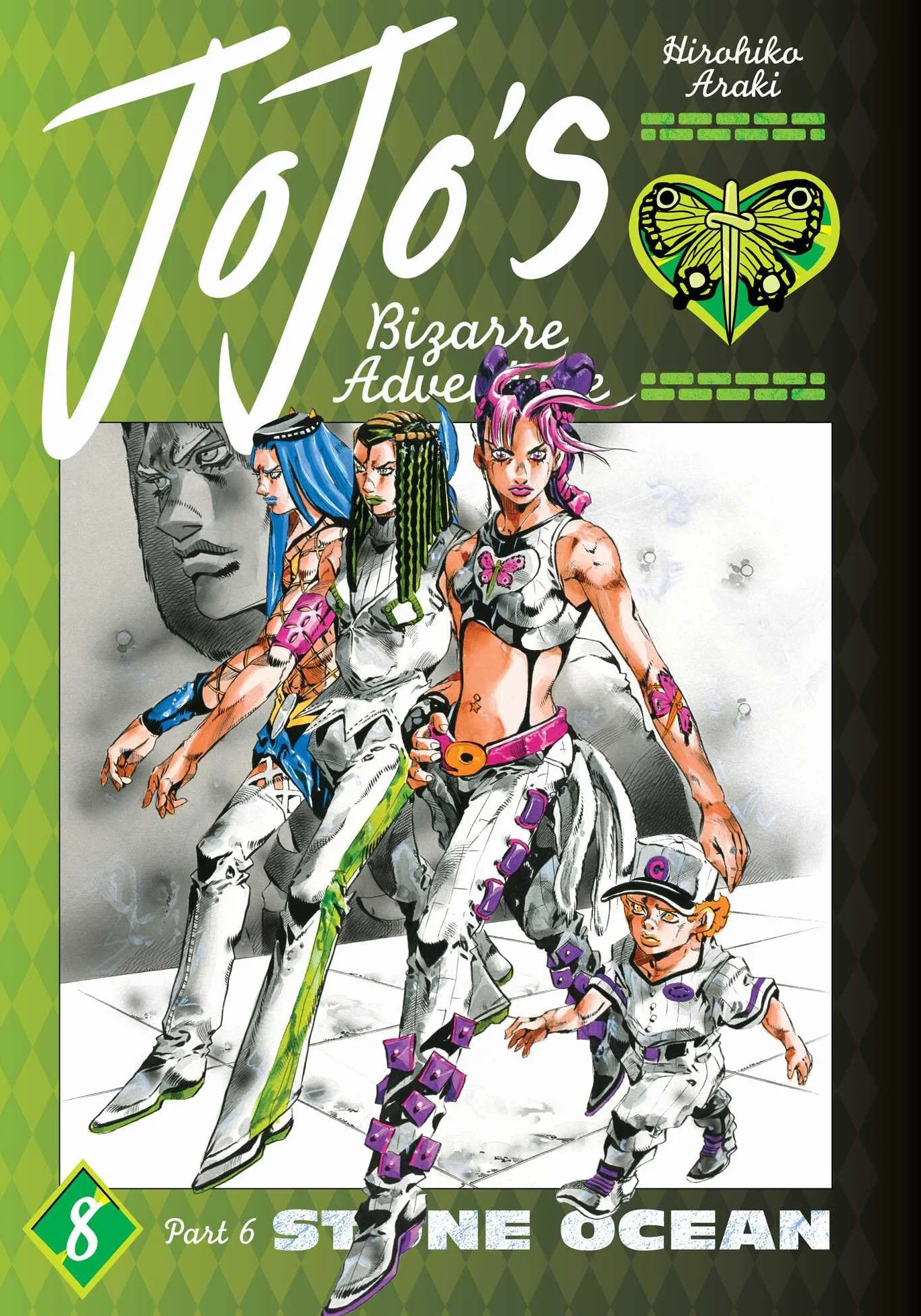 Jojo's Bizarre Adventure: Part 6--Stone Ocean, Vol. 8