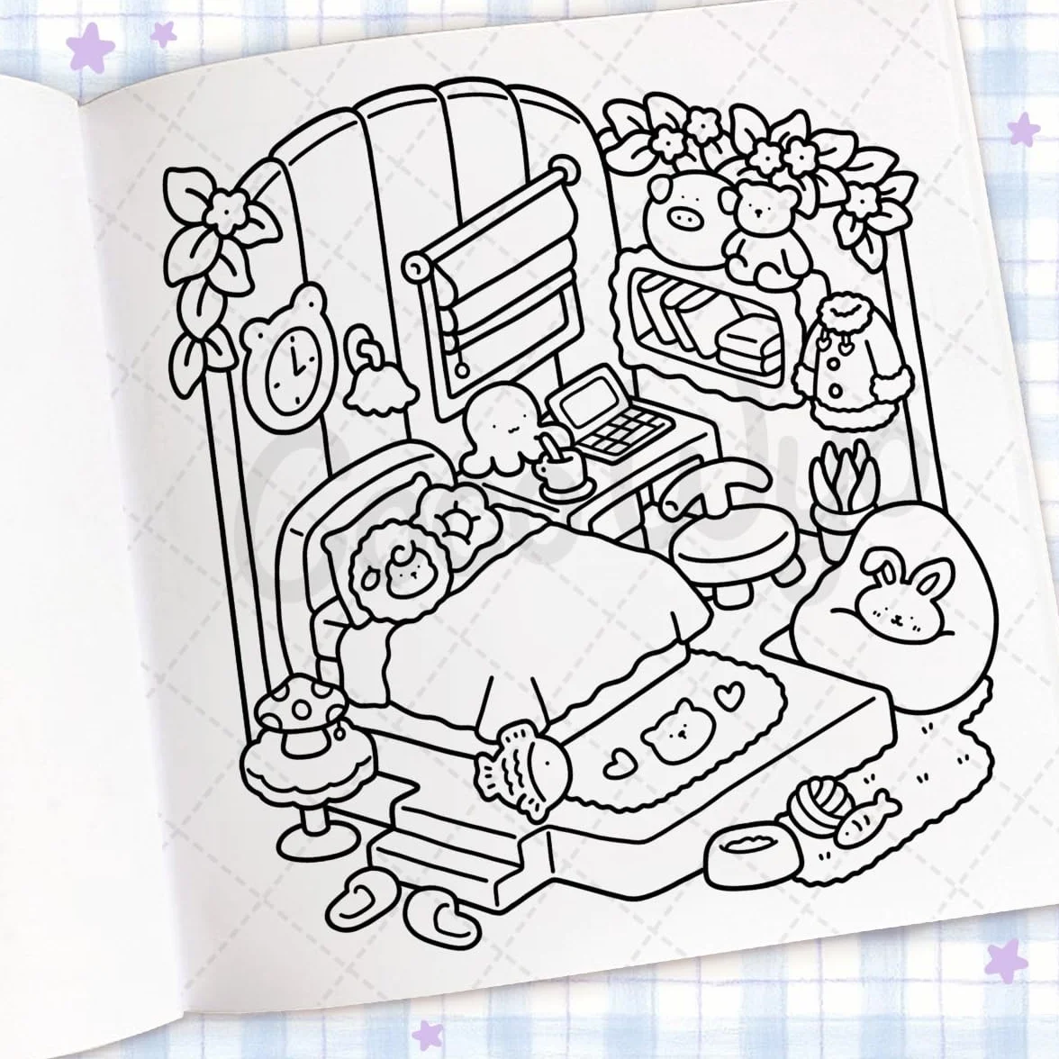 Cozy Corner: A Calm and Comforting Colouring Book