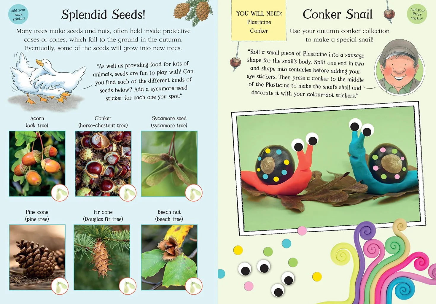 Percy the Park Keeper: Nature Explorer Activity Book: Packed with fun things to do - for all the family!
