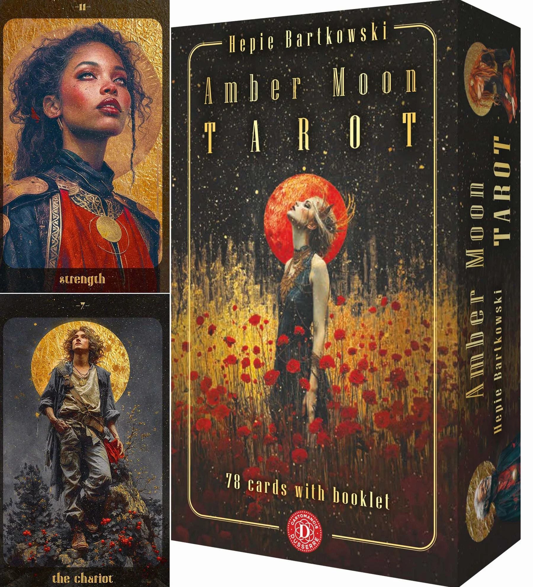 Amber Moon Tarot - 78 tarot cards and 80-page booklet (English)