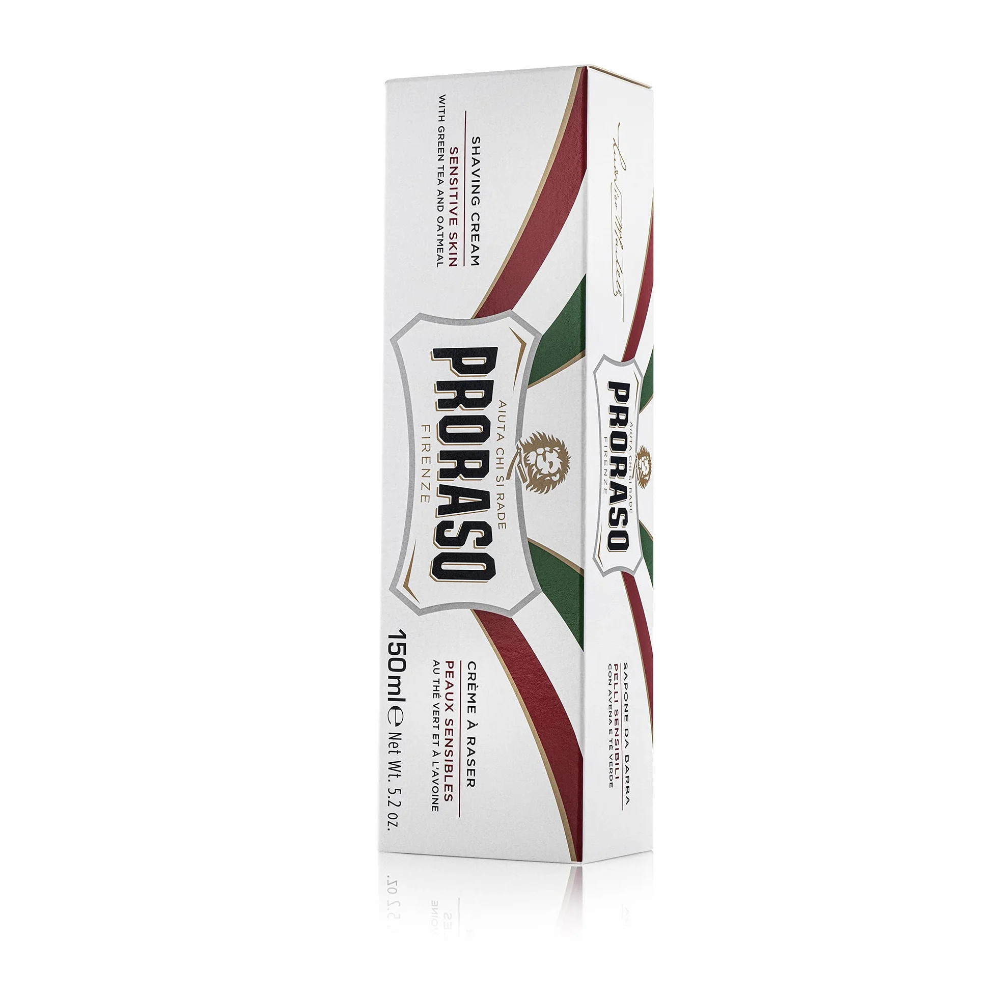 Proraso Golenie Krem dla Skóry Wrażliwej 150 ml, Biały