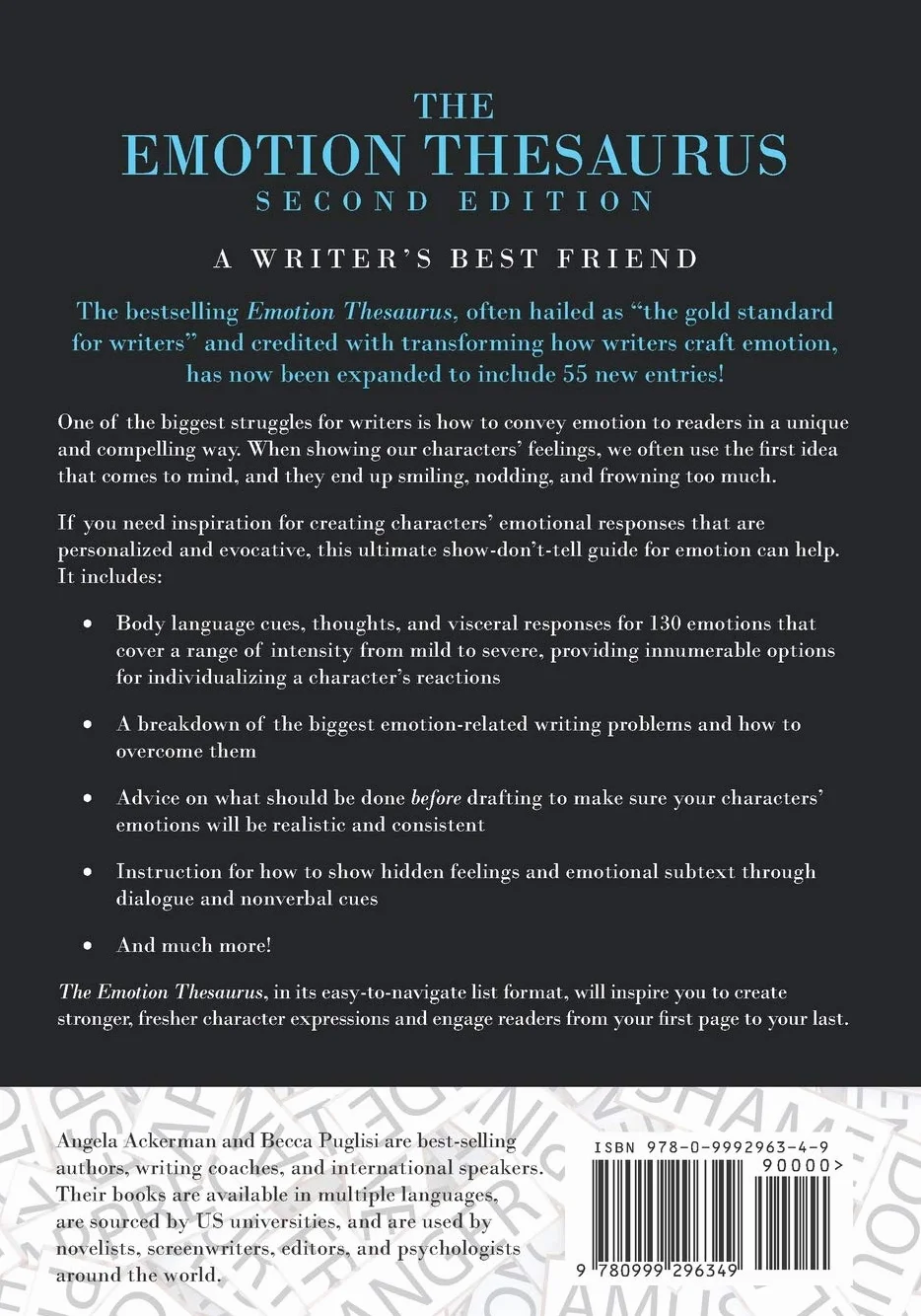 The Emotion Thesaurus: A Writer's Guide to Character Expression (Second Edition): 1