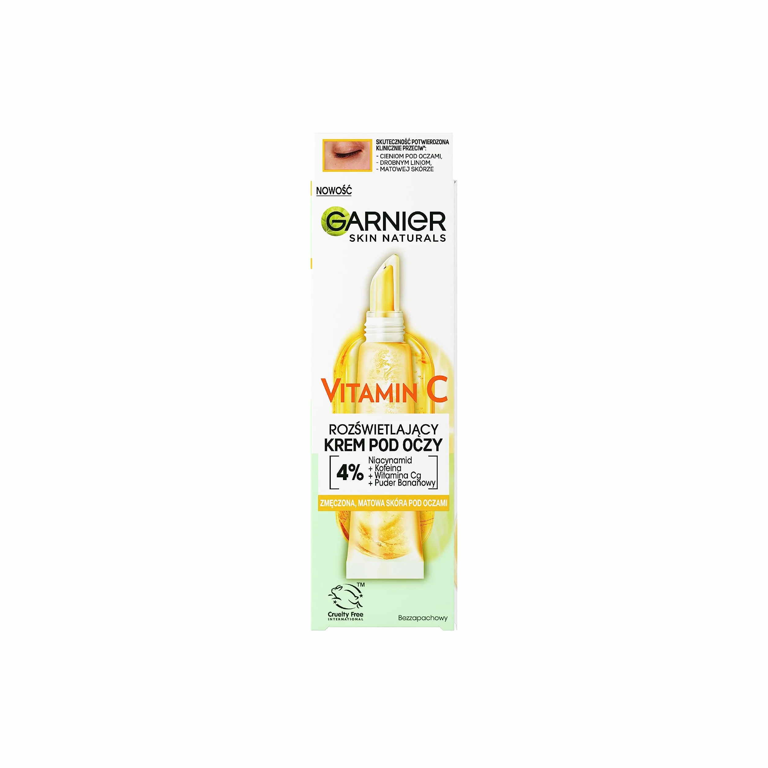 Garnier Vitamin C Rozświetlający krem pod oczy, 15 ml