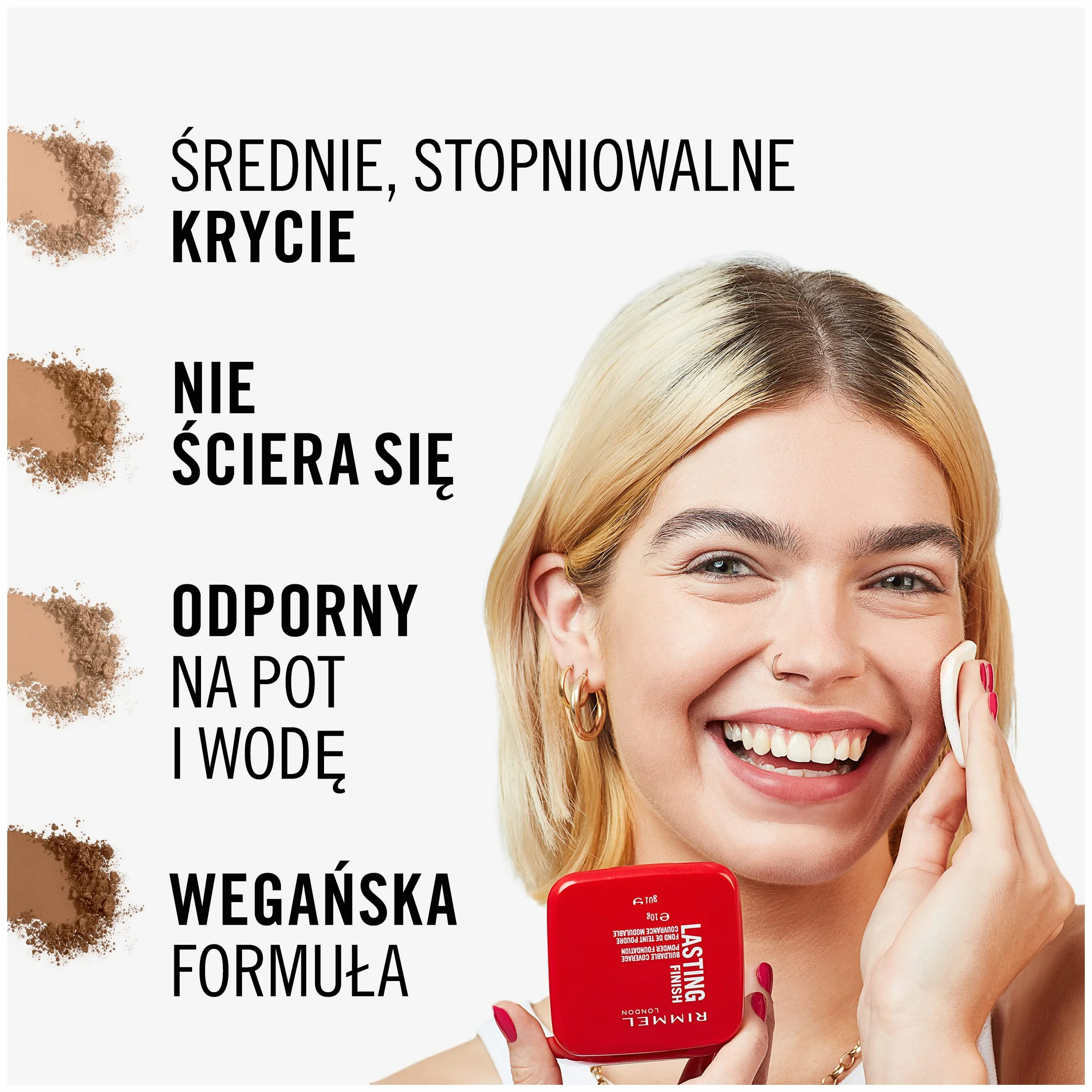 Rimmel Lasting Finish Compact Foundation matujący podkład do twarzy nr 003 Sesame, 10 g