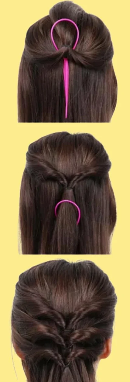 Zestaw 4-częściowy Hairtwister do kręcenia włosów, zapewniający spektakularny wygląd Topsy (4 kolory)