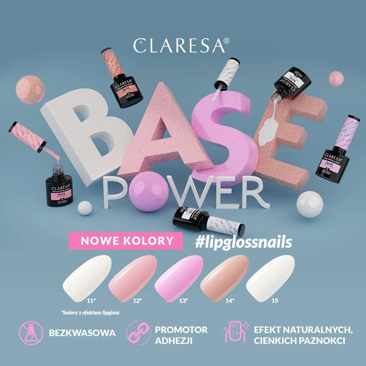 Claresa Claresa Uvled Base Power 5G do użytku profesjonalnego w celu zwiększenia wydajności przy każdym użyciu z pomiarem lub specyfikacją 5G