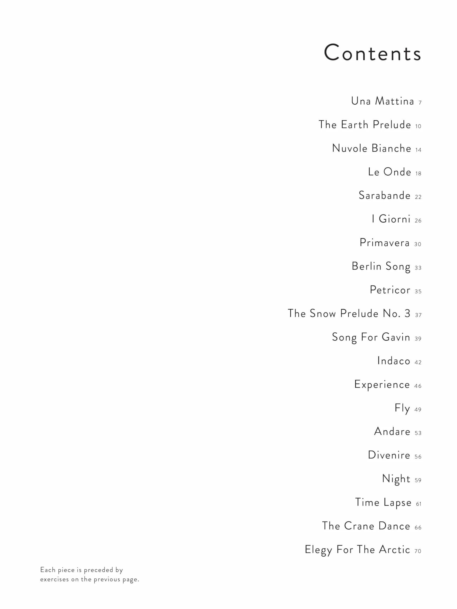Ludovico einaudi : graded pieces for piano - preparatory to grade 2