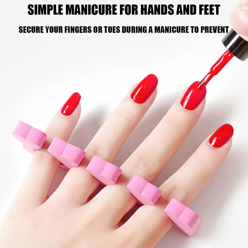 Silikonowe separatory palców u stóp do korekcji Bunion - miękkie piankowe narzędzia do pedicure 6 szt.