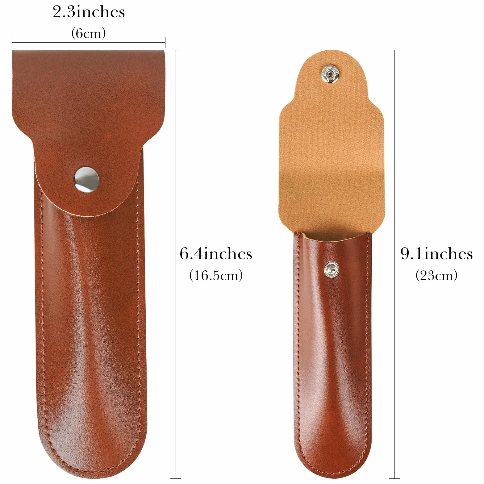 Etui podróżne Linkidea na maszynkę do golenia, kompatybilne z Gillette Sensor 3 MK-23C, brązowy