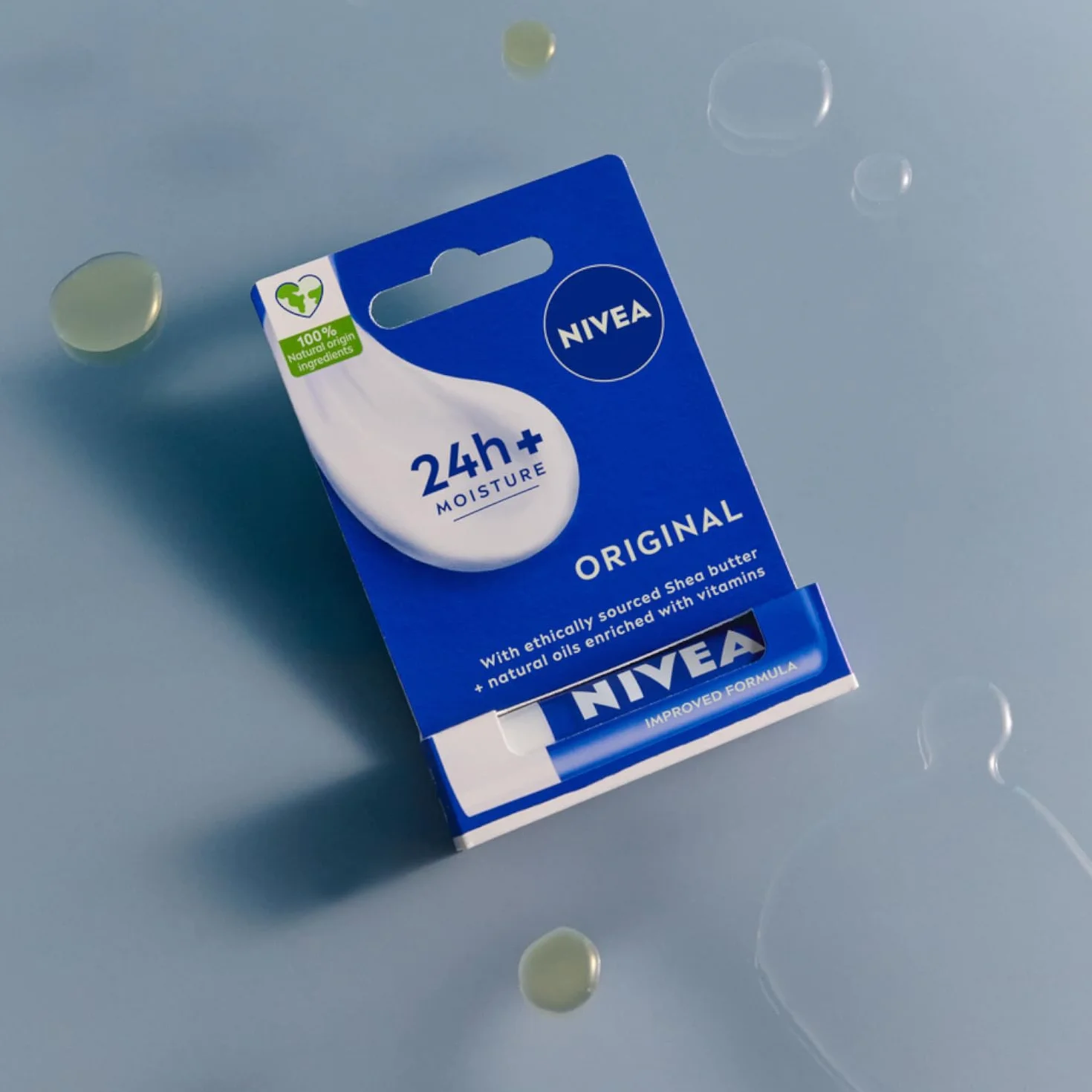 NIVEA Original Pielęgnująca pomadka do ust; 4,8 g