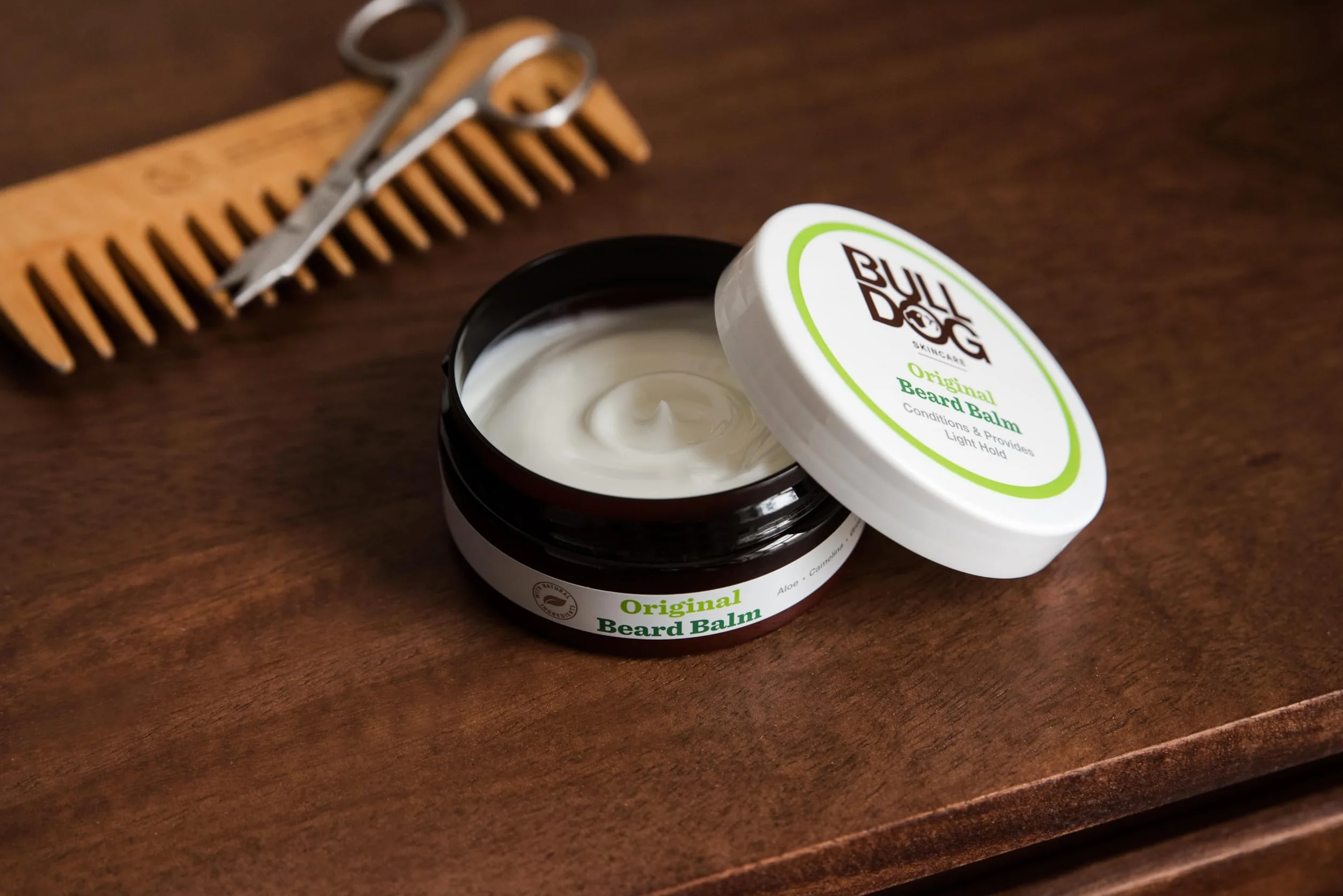 Bulldog Skincare Balsam do brody 75 ml z aloesem i olejem kamelinowym