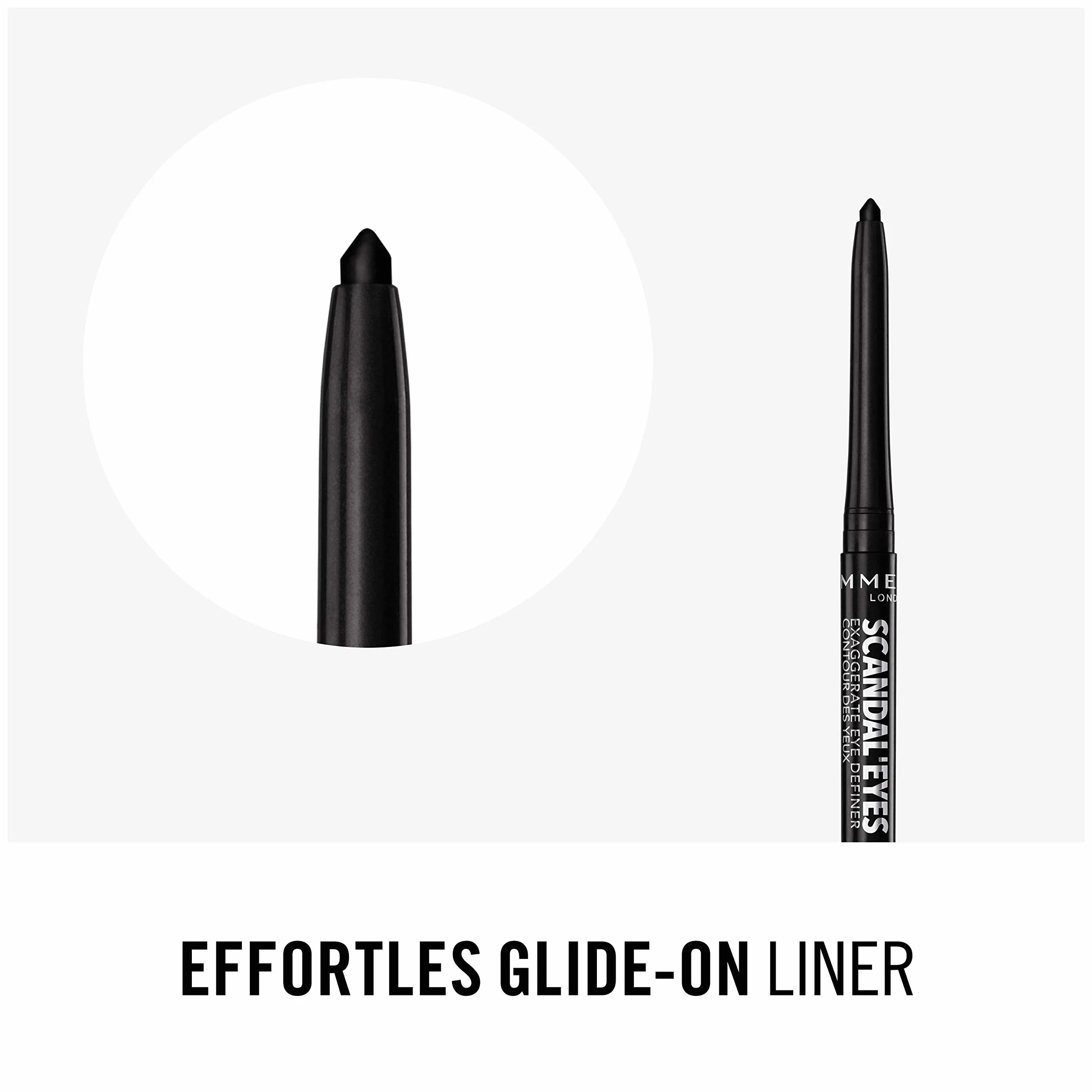 Rimmel Scandal’Eyes Exaggerate Kredka do Oczu, 001 Intense Black, 0.35 g