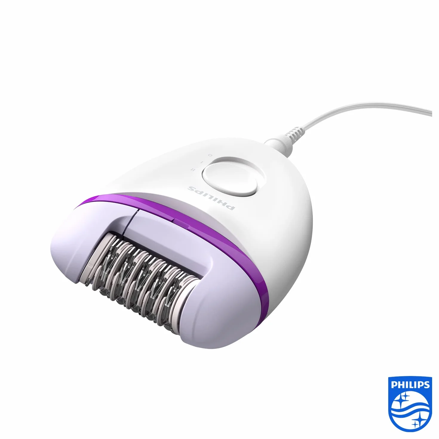 Philips Satinelle Essential BRE225/00 Kompaktowy depilator do nóg 2 ustawienia prędkości zasilany sieciowo 15 V