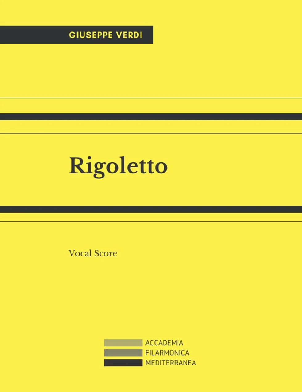 Rigoletto. Vocal Score