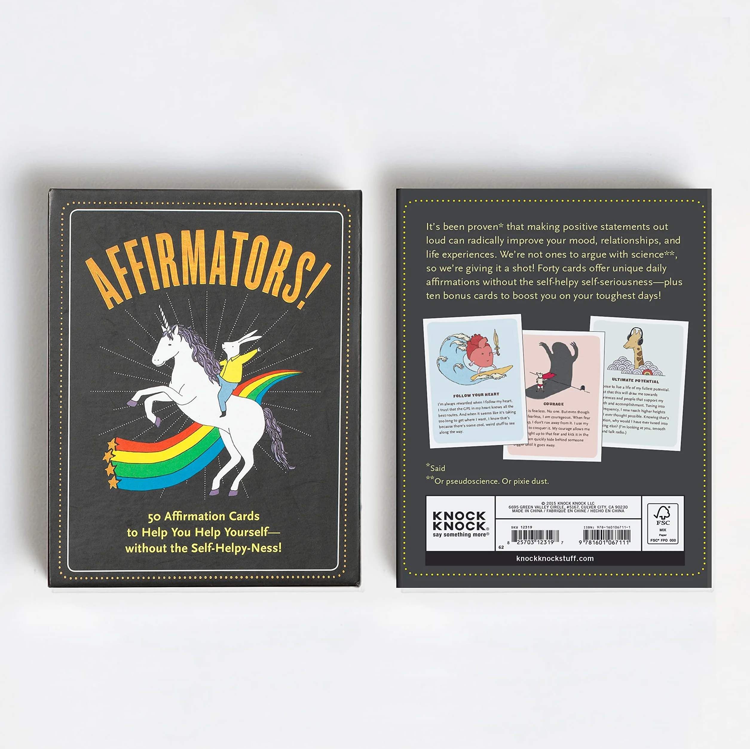 Affirmators! 50 Affirmation Cards Deck Self-Help