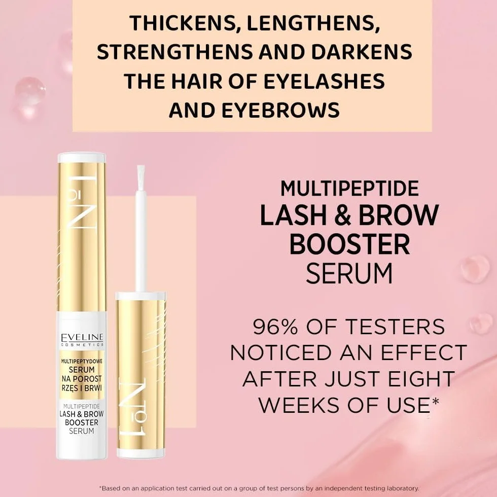 Eveline Cosmetics Serum multipeptydowe do wzrostu rzęs i brwi
