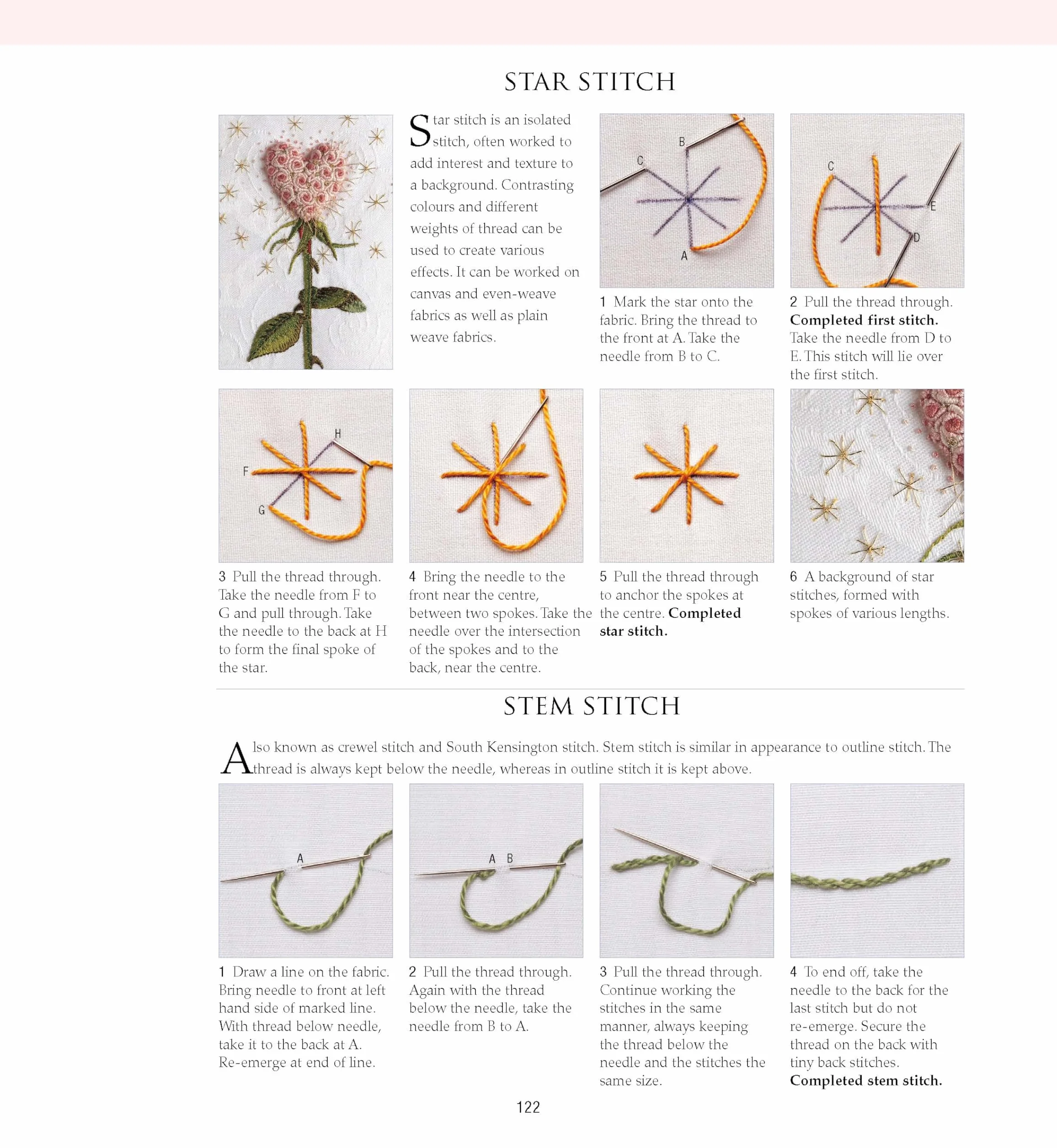A-Z of Embroidery Stitches: A Complete Manual for the Beginner Through to the Advanced Embroiderer