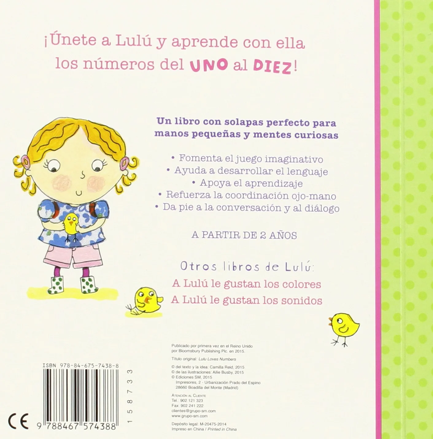 A Lulú le gusta contar