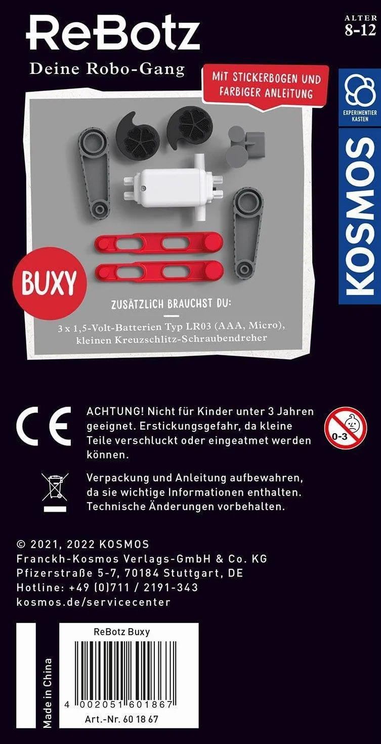 ReBotz - Buxy der Jumping-Bot: Experimentierkasten