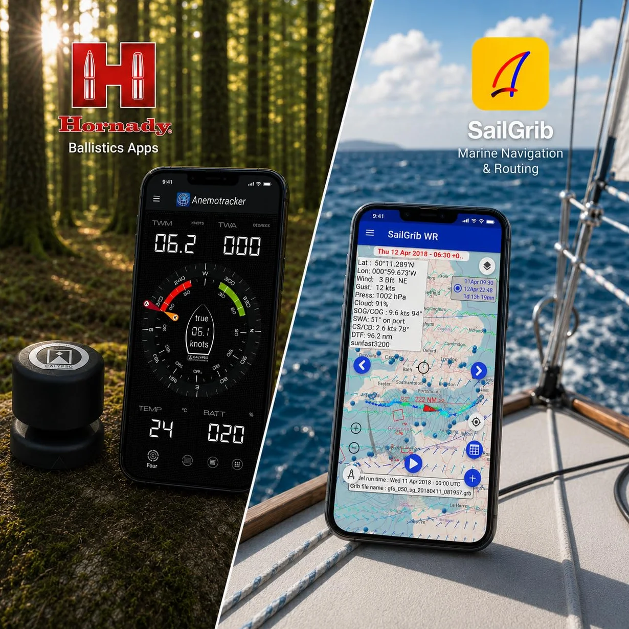 Calypso Instruments Ultrasonic przenośny mini anemometr z prędkością i kierunkiem ręcznym, średnica 43 mm, waga 78 g, bezprzewodowy, Bluetooth, czujniki ultradźwiękowe, czarny