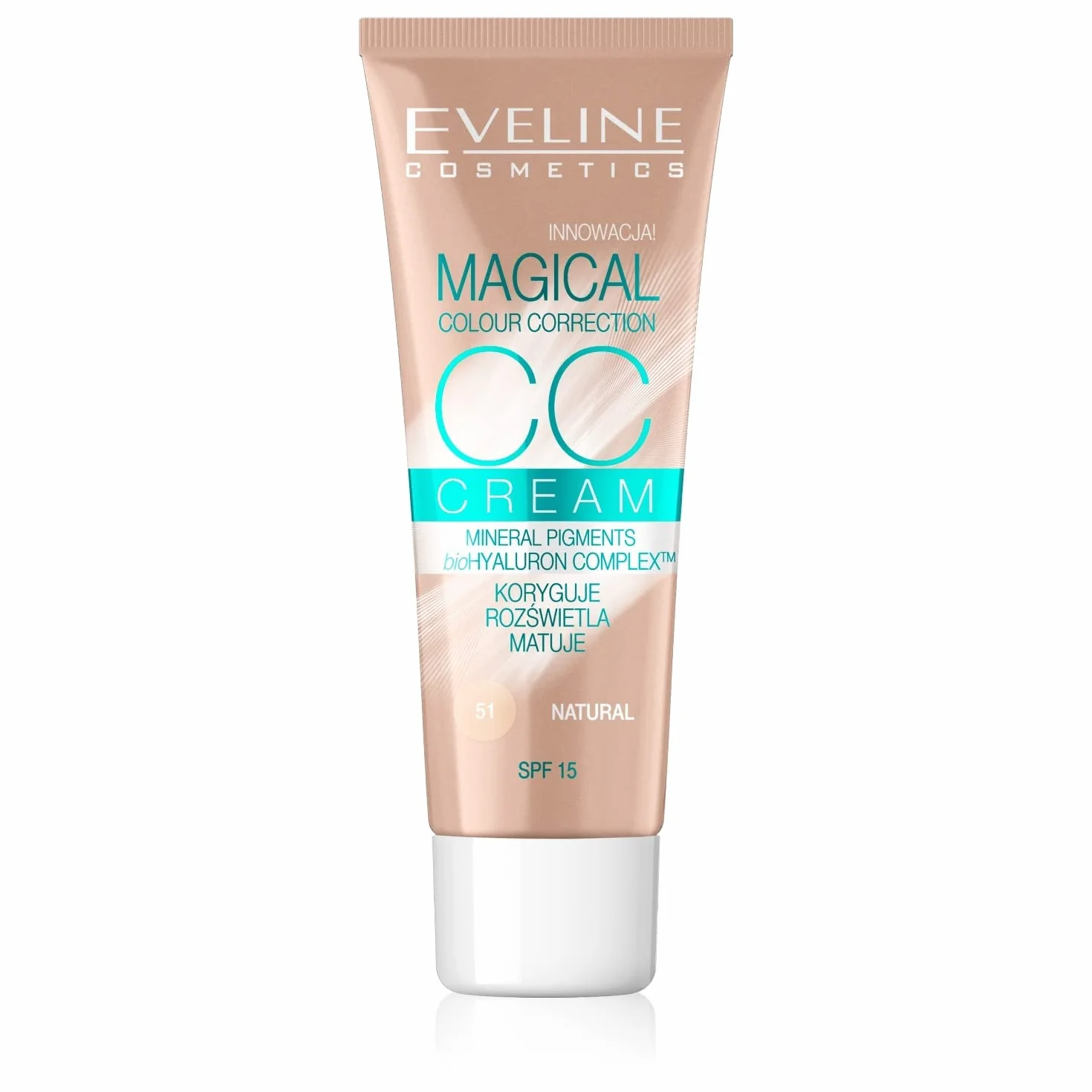 Eveline Cosmetics Krem CC Magical Colour Correction Nr 51 Natural 30 ml