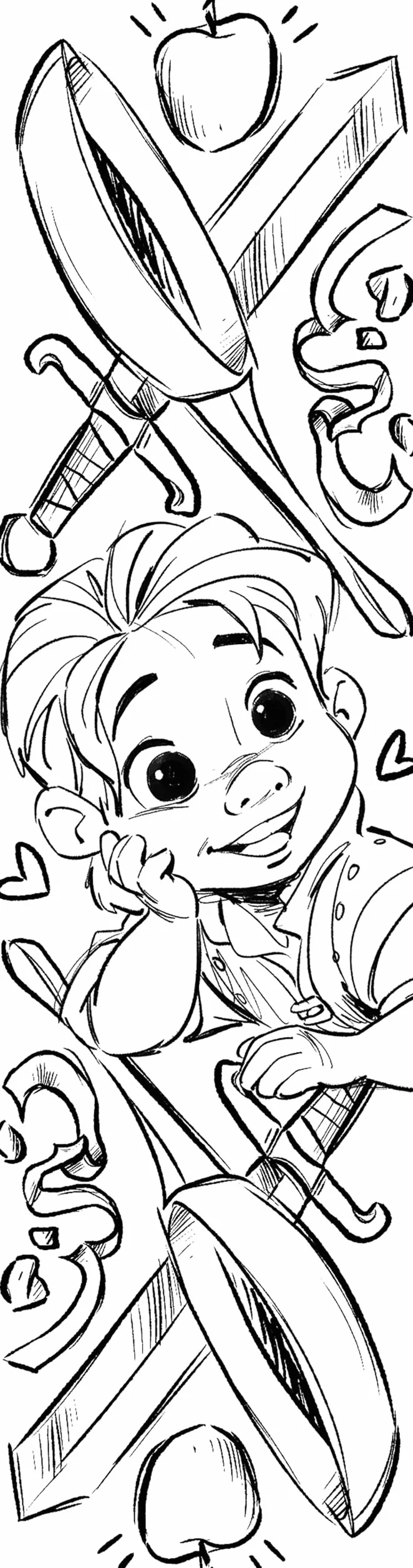 Marque-pages Disney - Petites poupées: 40 marque-pages à colorier