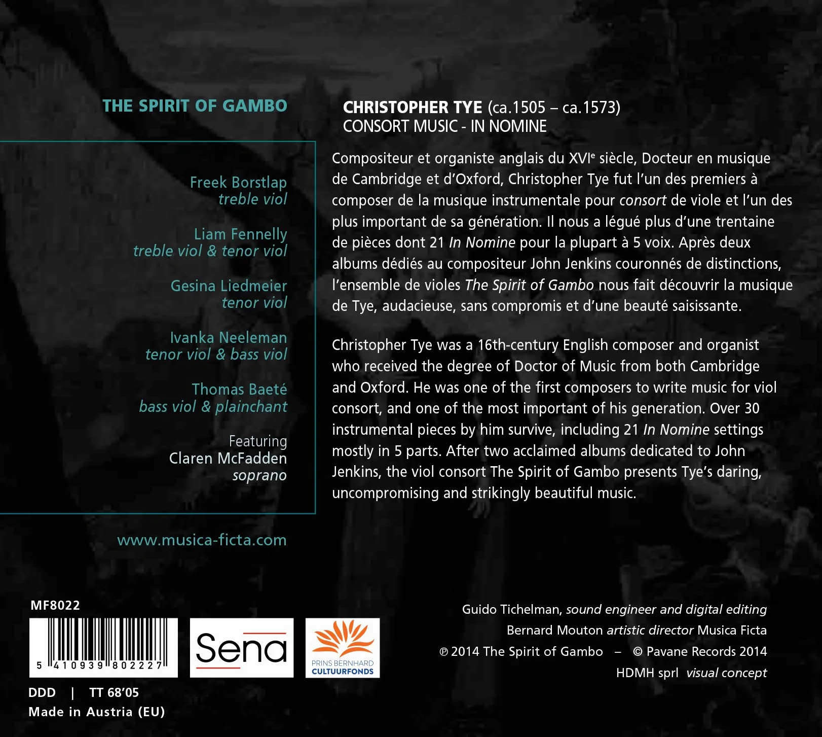 Christopher Tye: Consort Music - In Nomine