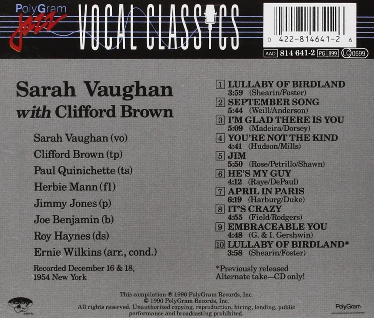 With Clifford Brown