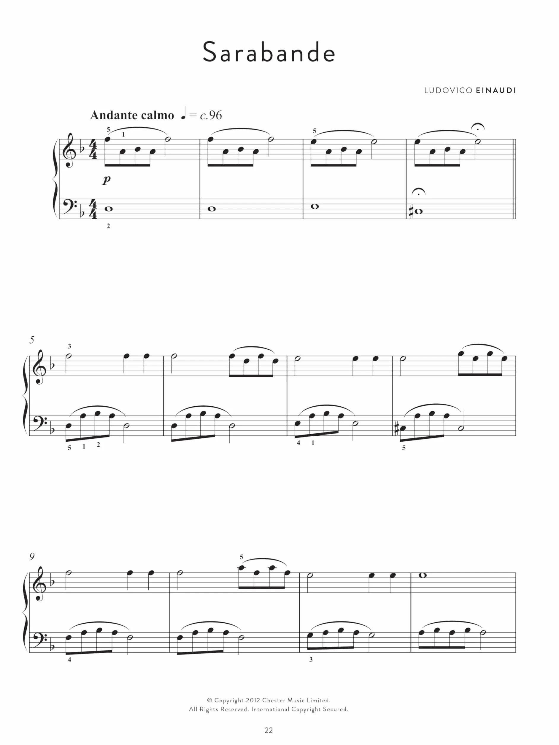 Ludovico einaudi : graded pieces for piano - preparatory to grade 2