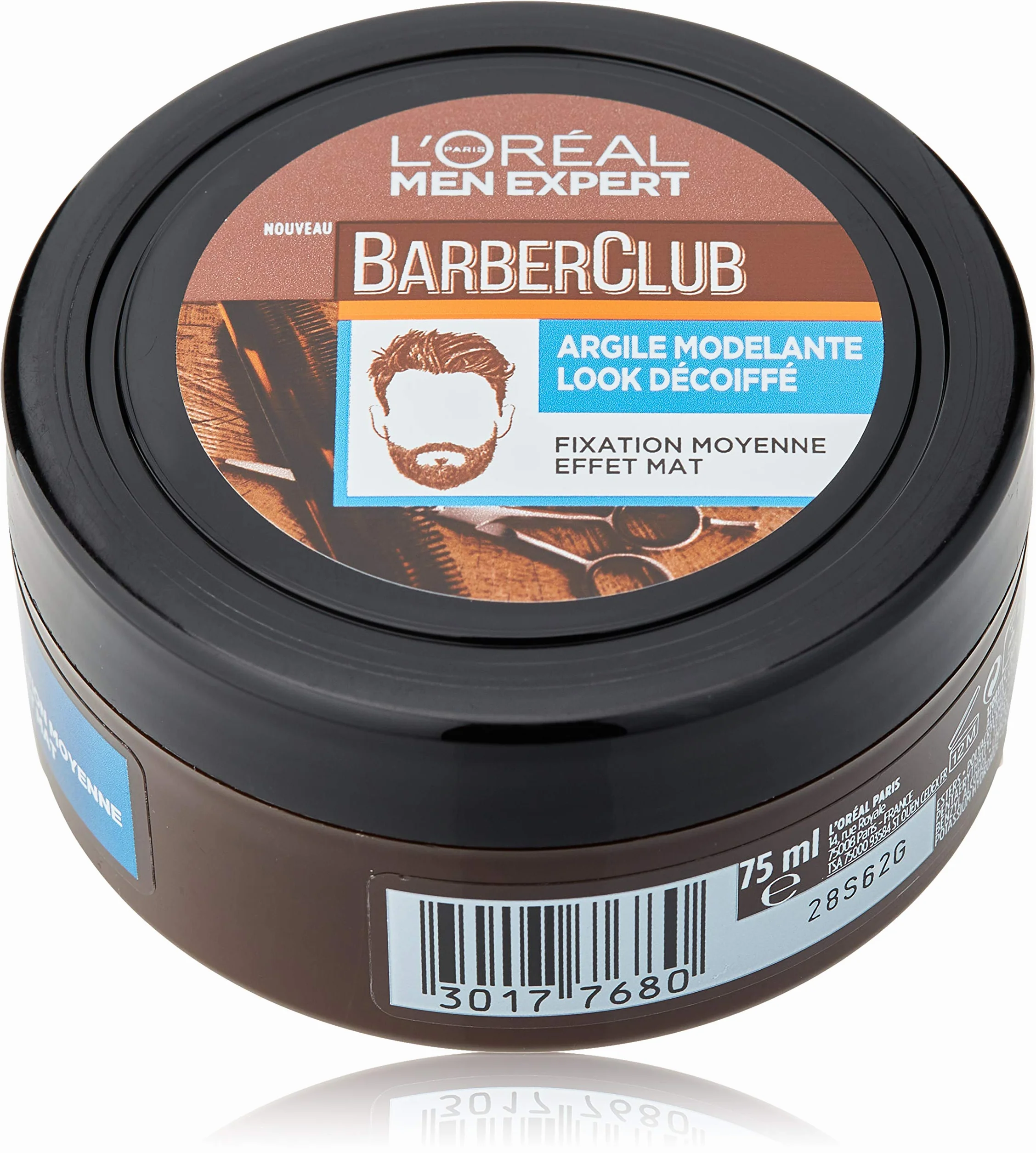 L'Oréal Men Expert BarberClub masa modelująca 75 ml średnie utrwalenie matowy