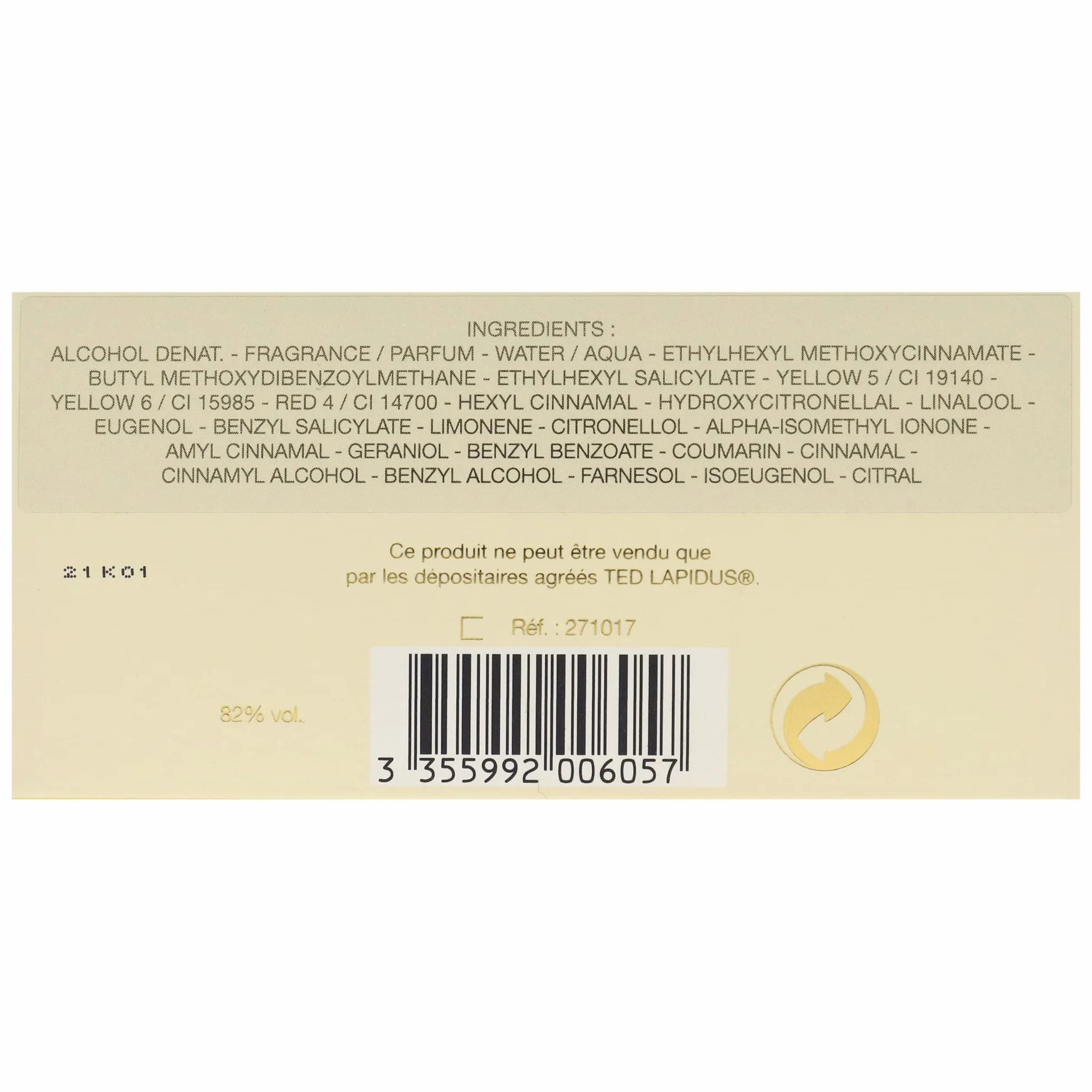 Ted Lapidus Creation Eau de Toilette 100 ml