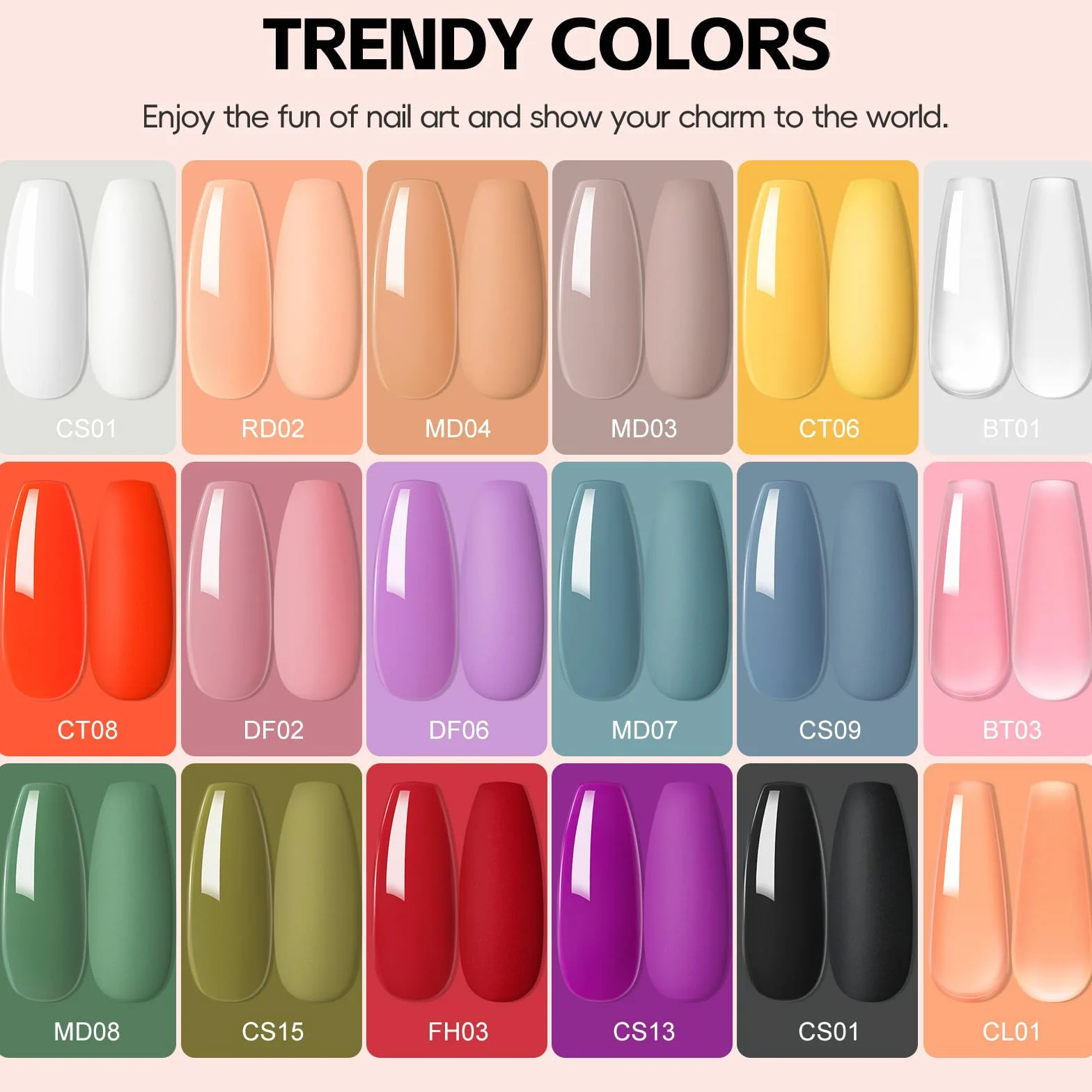 COSCELIA Zestaw lakierów do paznokci UV z lampą, 15 kolorów, żelowy lakier do paznokci UV i 3 kolory, zestaw do paznokci żelowych, zestaw startowy Base Coat Top Coat