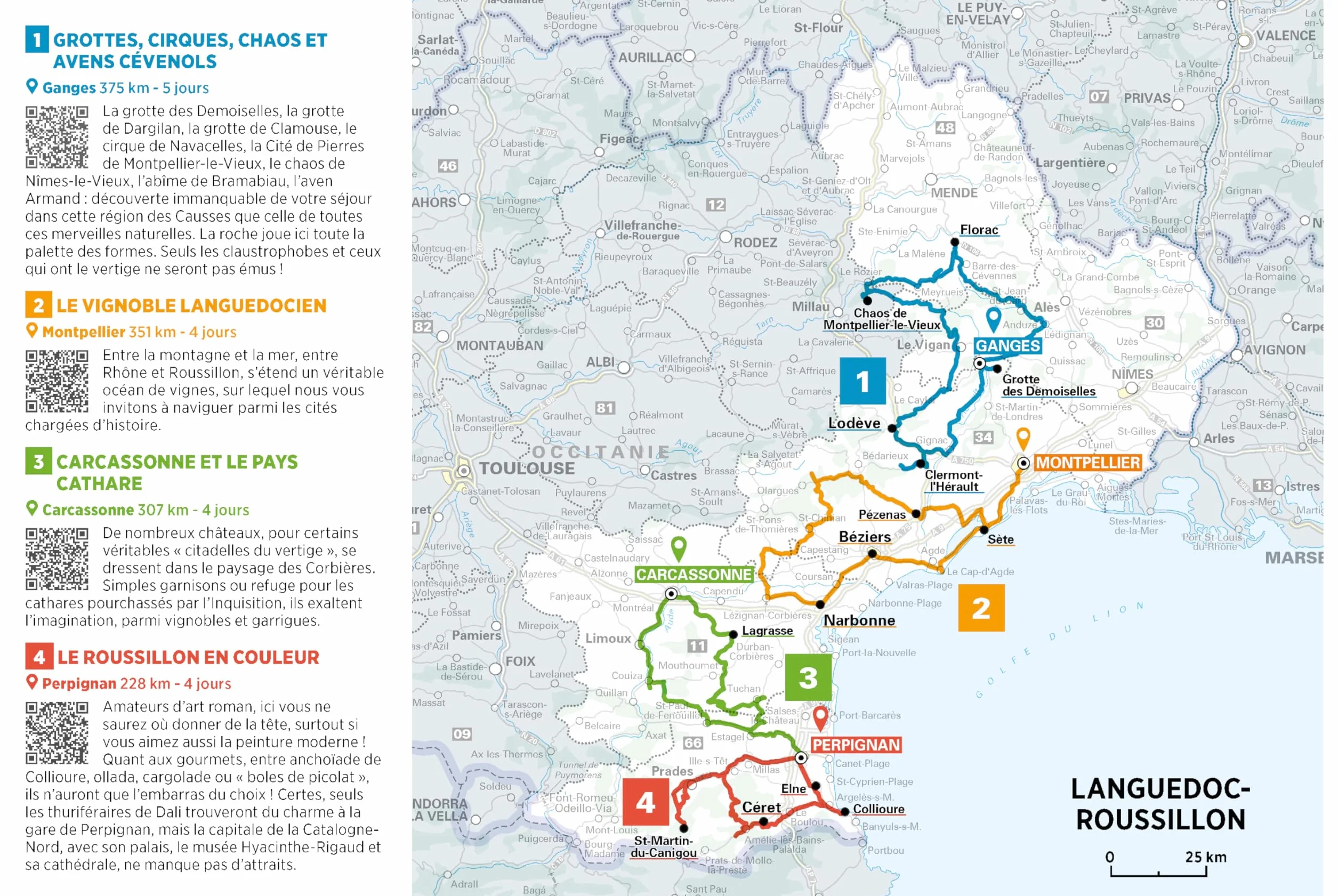 Carte Régionale Languedoc-Roussillon 2026: Occitanie Est