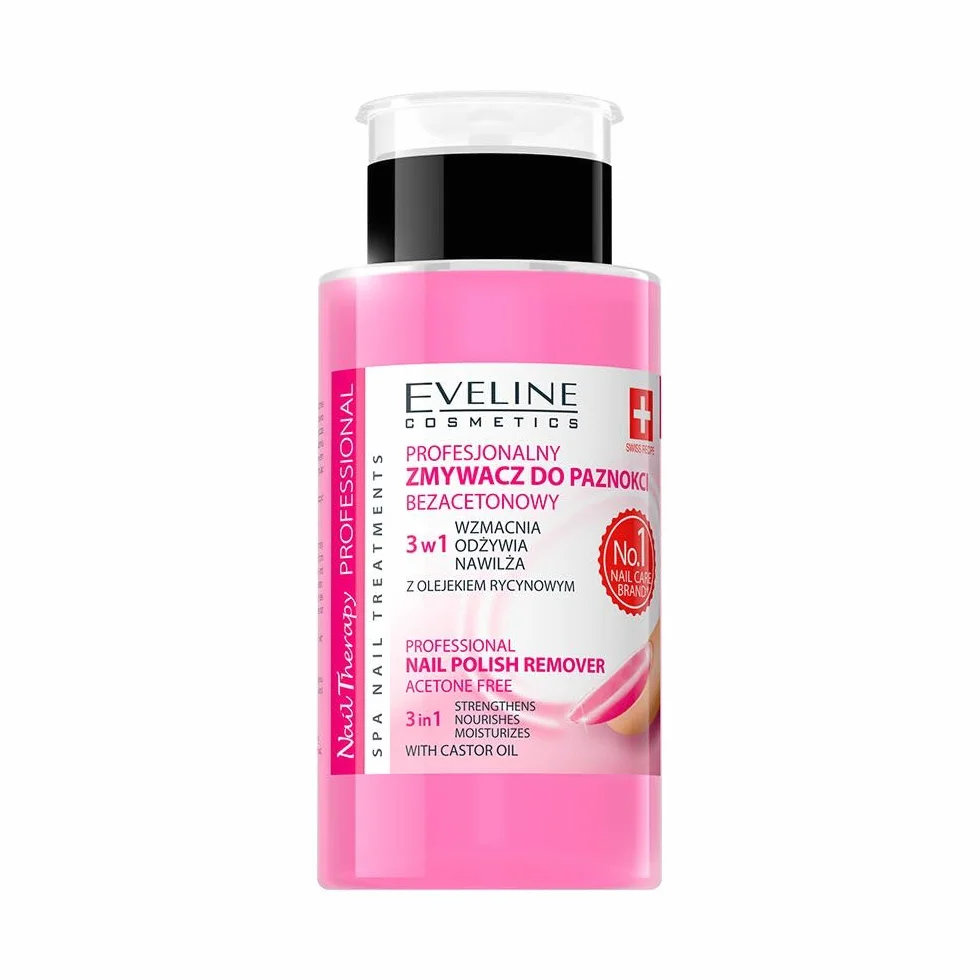 Eveline Cosmetics Zmywacz do paznokci 3 w 1 190 ml