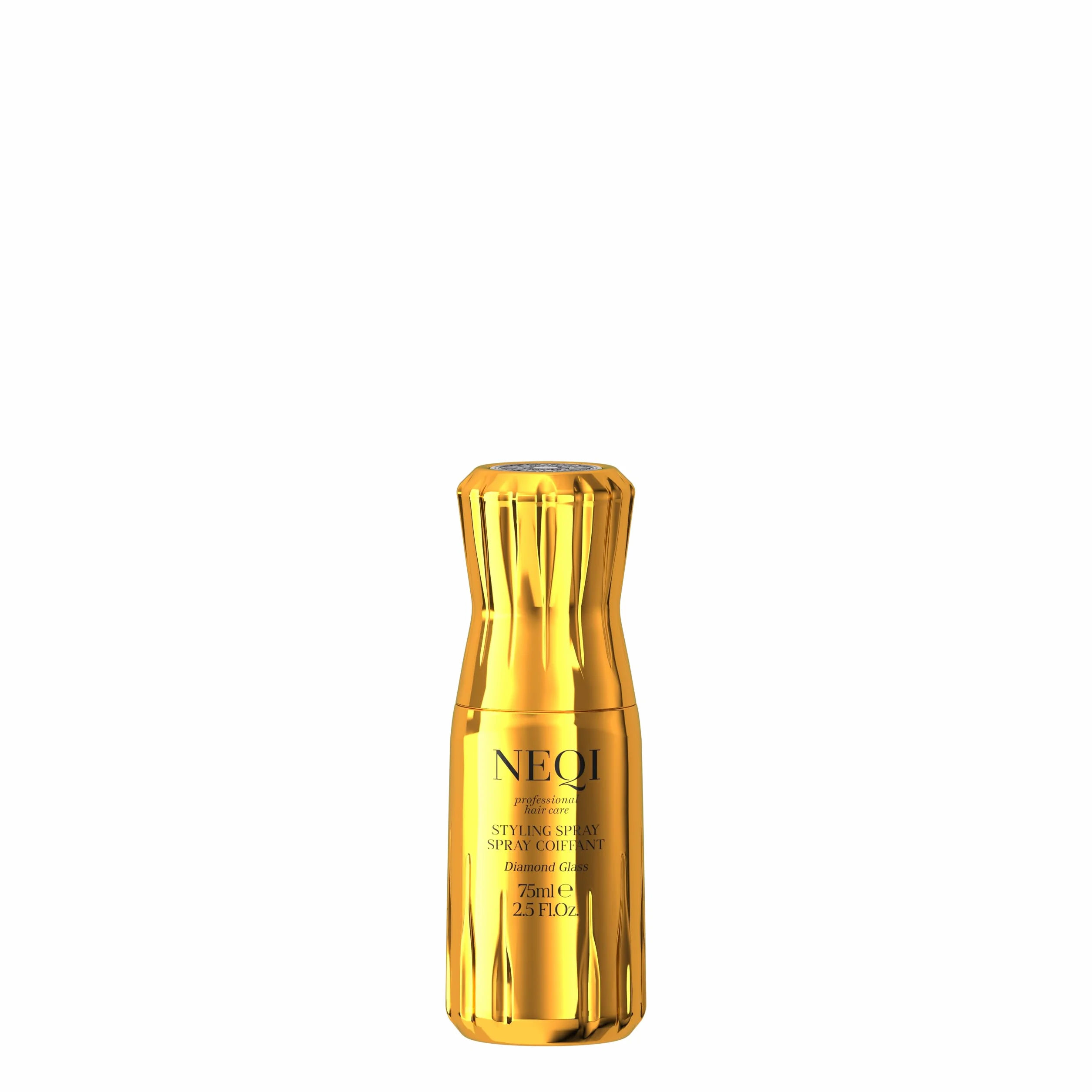 NEQI DIAMOND GLASS Termoprotector Spray All 75 ml - spray do włosów, nawilżający, jedwabisty połysk, efekt szklanego włosa